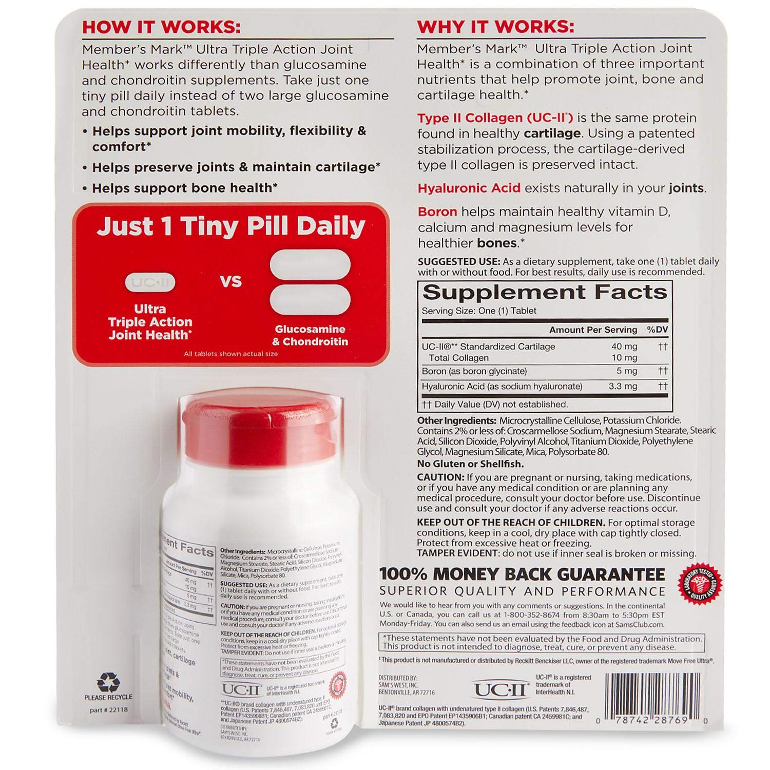 Member's Mark™ Ultra Triple Action Joint Health MEMBER´S MARK buy supplements canada