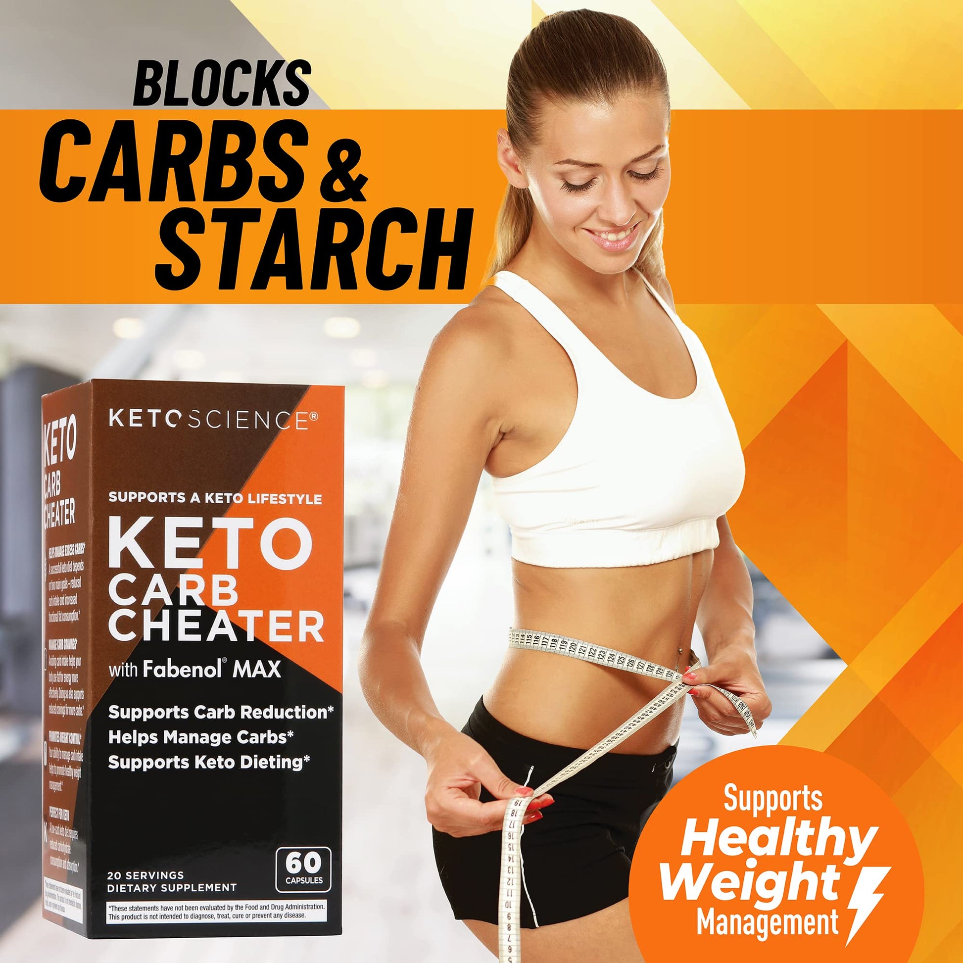 Keto Science Keto Carb Cheater, Supports Carb Reduction, Helps Manage Carbs, Supports Keto Science buy supplements canada