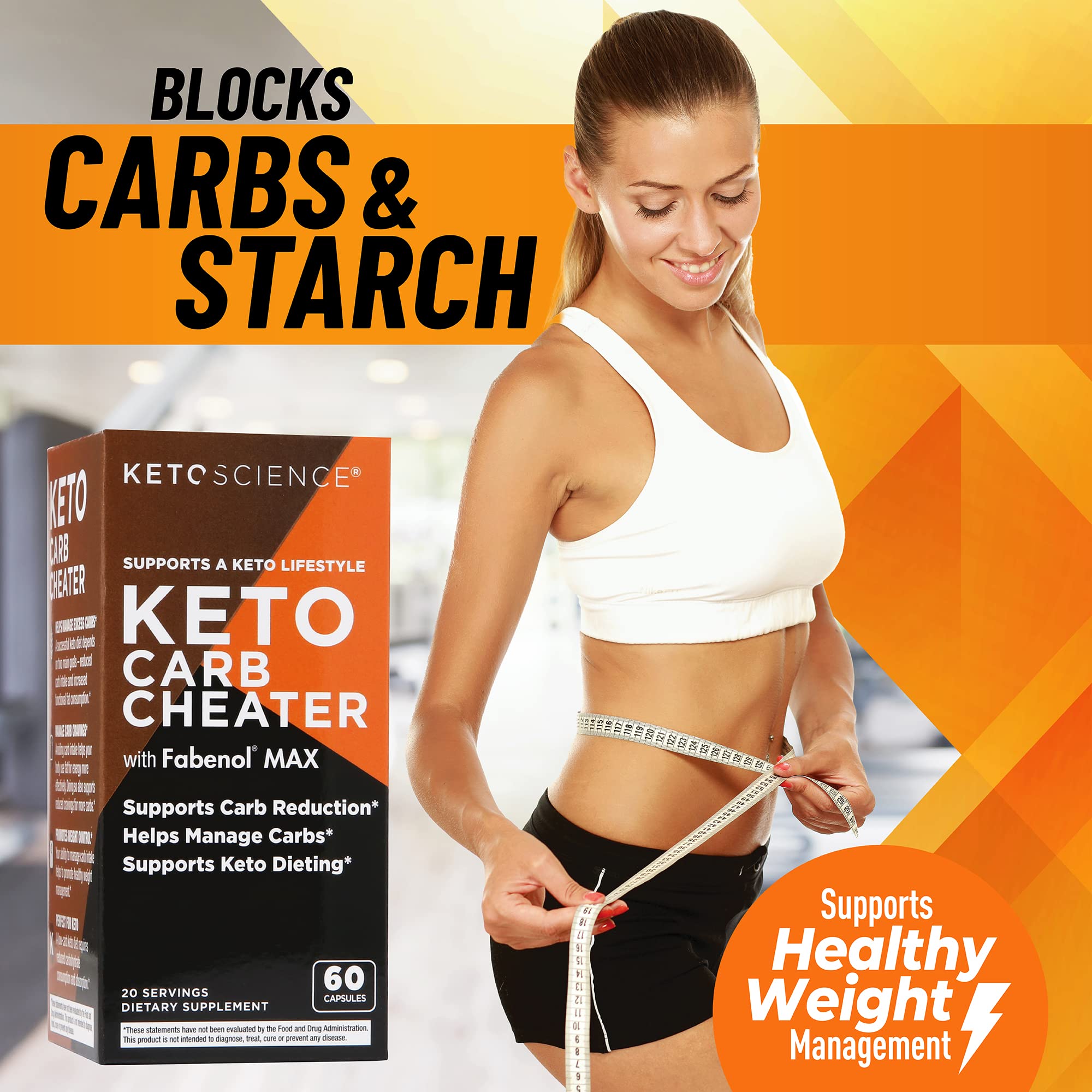 Keto Science Keto Carb Cheater, Supports Carb Reduction, Helps Manage Carbs, Supports Keto Science buy supplements canada