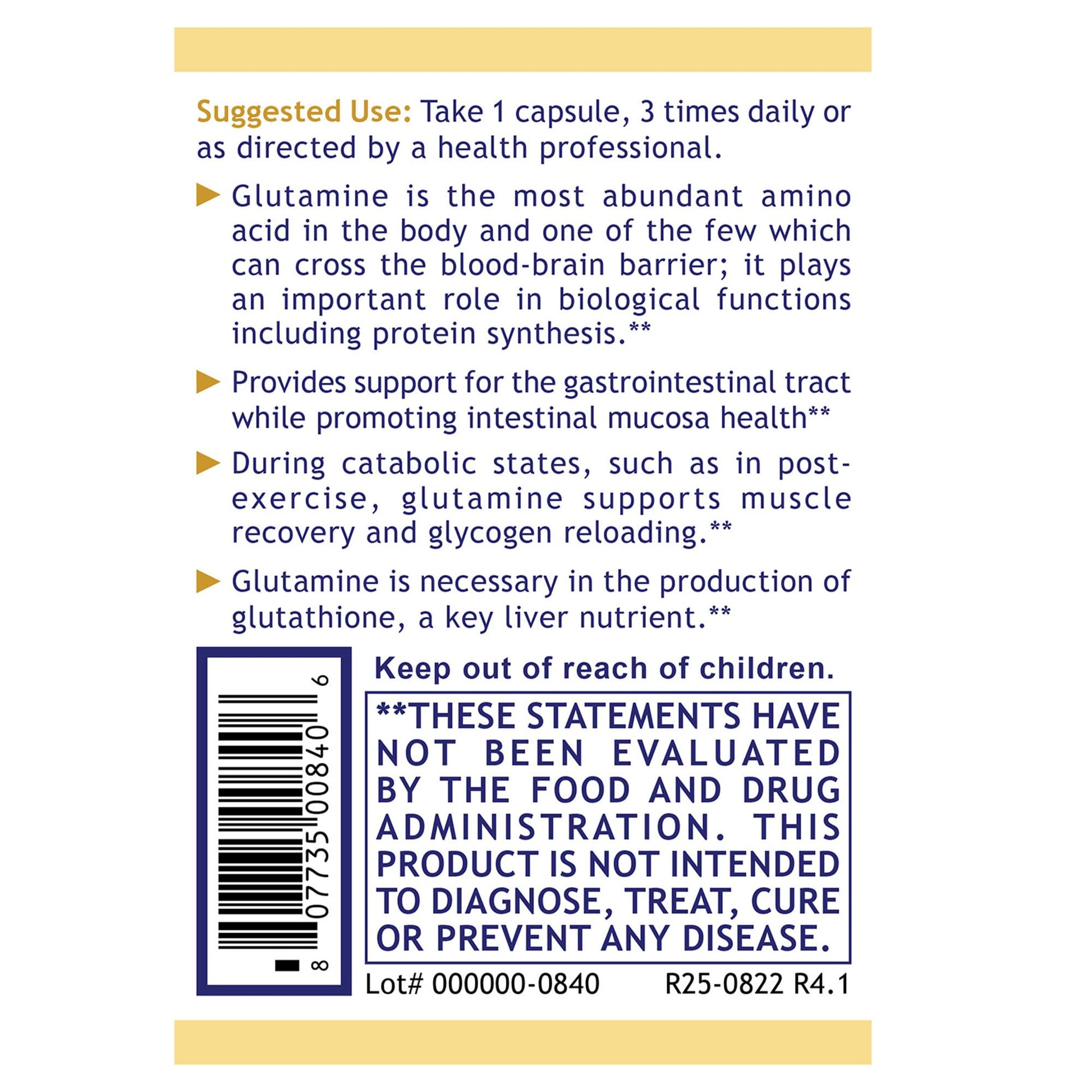 Premier Glutamine by Premier Research Labs --100 caps Premier Research Labs buy supplements canada