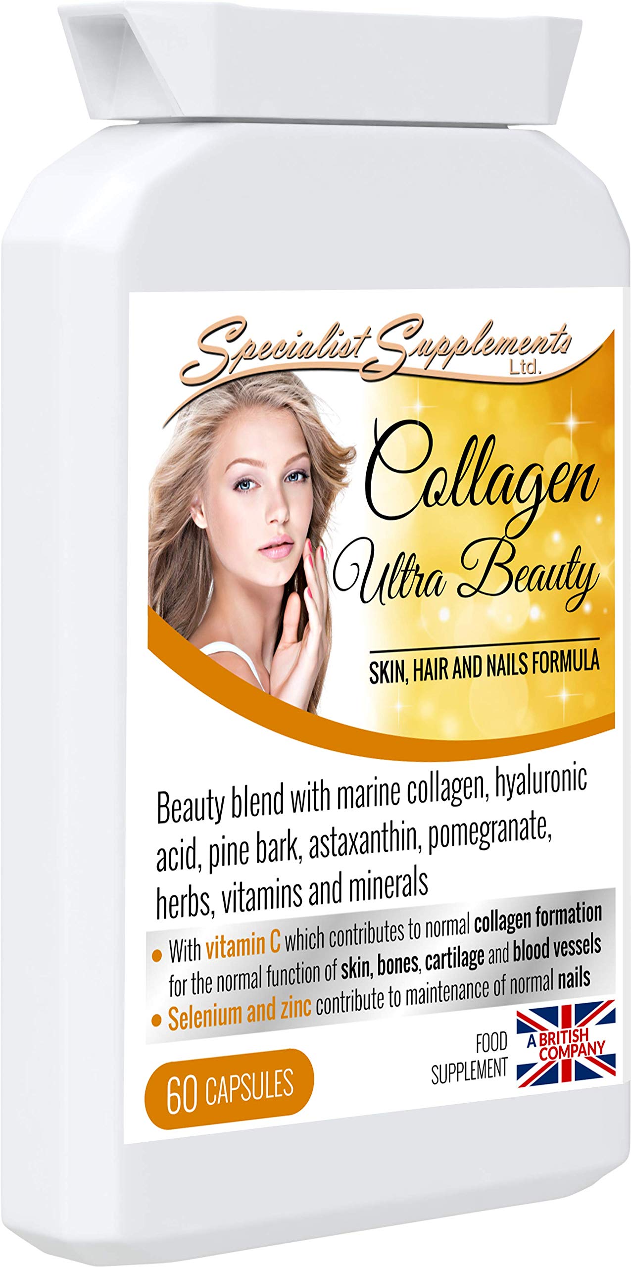 Specialist Supplements Collagen Ultra Beauty Marine Collagen, Hyaluronic Acid, Vitamin, Mineral Specialist Supplements buy supplements canada