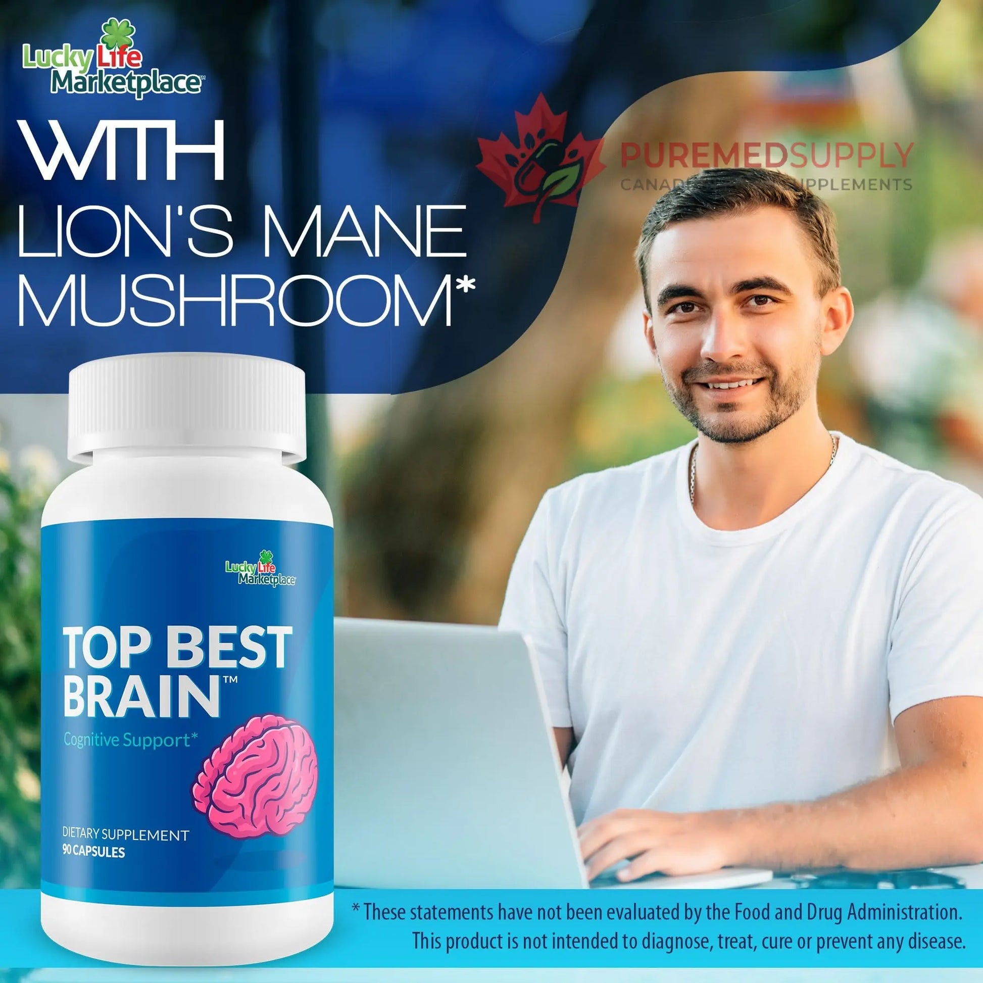 Top Best Brain - Cognitive Support Supplement for Memory, Focus, & Mental Clarity - Promote Improved Concentration, Cognition, & Motivation - Brain Pills for Cognitive Health - Nootropic Formula Generic buy supplements canada