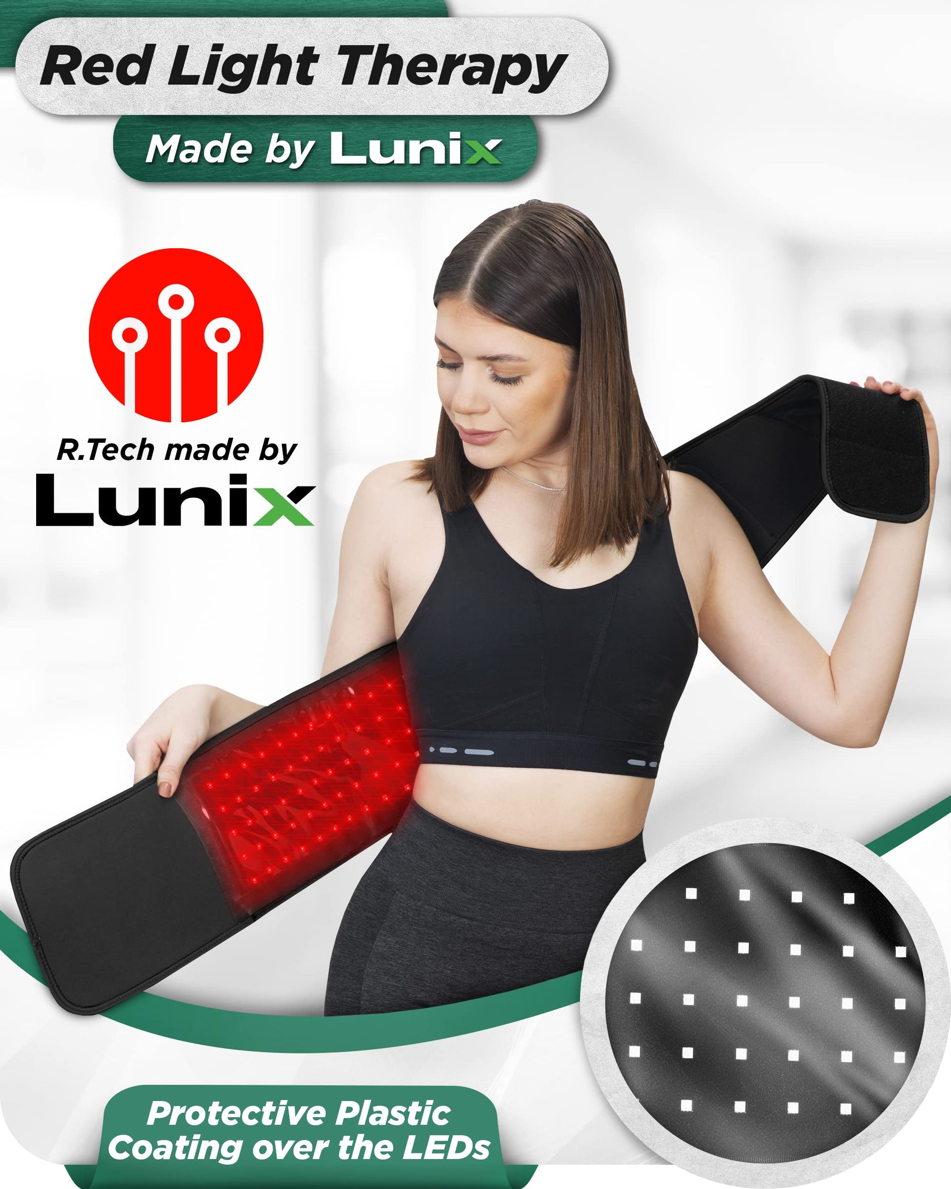 Lunix LX16 Red Light Therapy Belt, Near Infrared Light and Red Light Therapy to Improve Circulation Lunix buy supplements canada