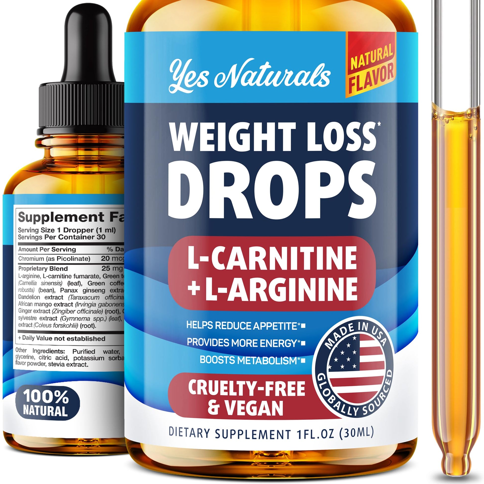 YES NATURALS! Weight Loss Drops - Natural Metabolism Booster & Appetite Suppressant YES NATURALS! buy supplements canada