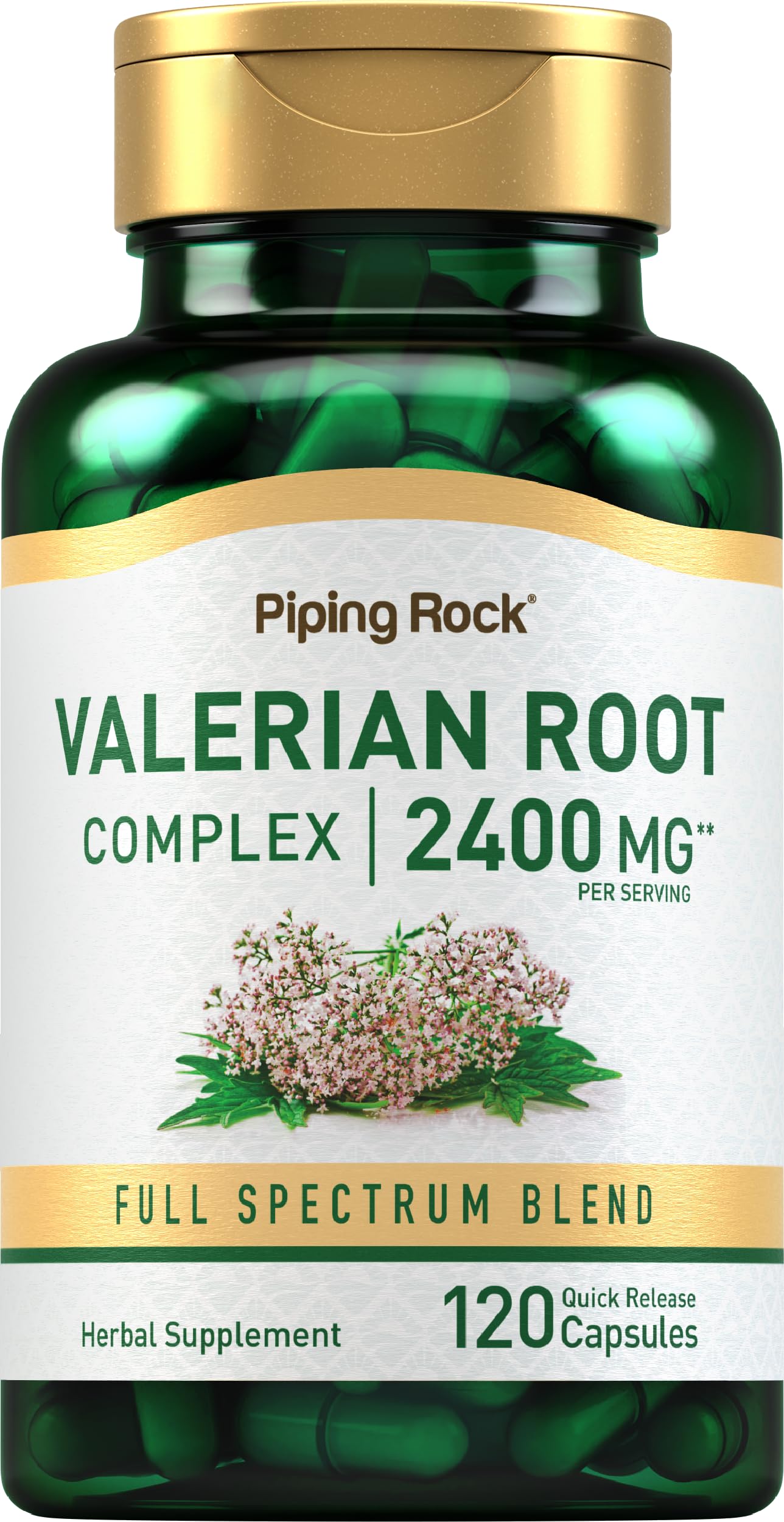 Piping Rock Valerian Root Capsules | 120 Count | Extract Supplement | Herbal Blend | Non-GMO, Gluten Free Piping Rock buy supplements canada