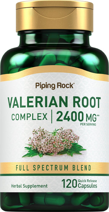 Piping Rock Valerian Root Capsules | 120 Count | Extract Supplement | Herbal Blend | Non-GMO, Gluten Free Piping Rock buy supplements canada