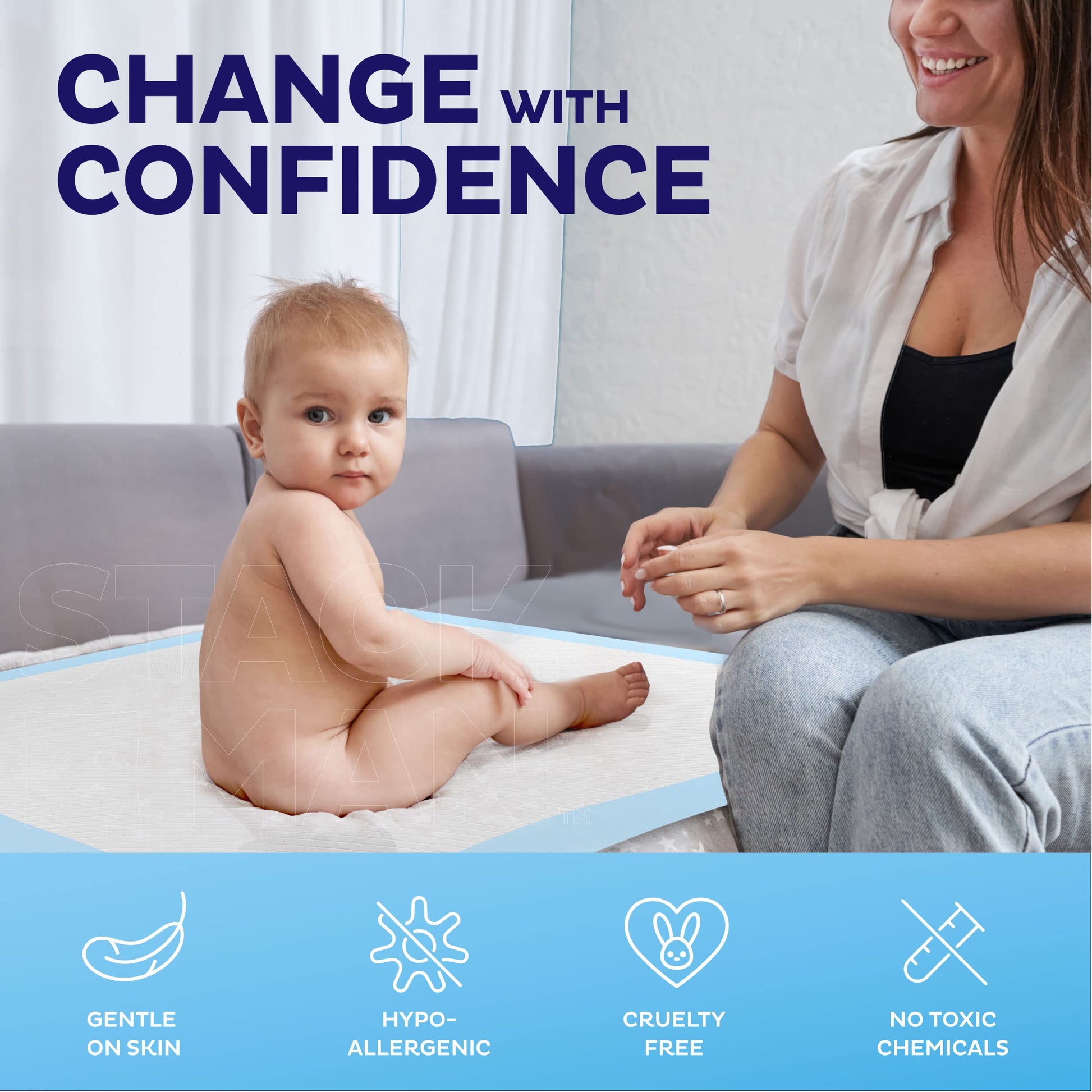 Chucks Pads Disposable [50-Pack] Underpads 23x36 Incontinence Chux Stack Man buy supplements canada