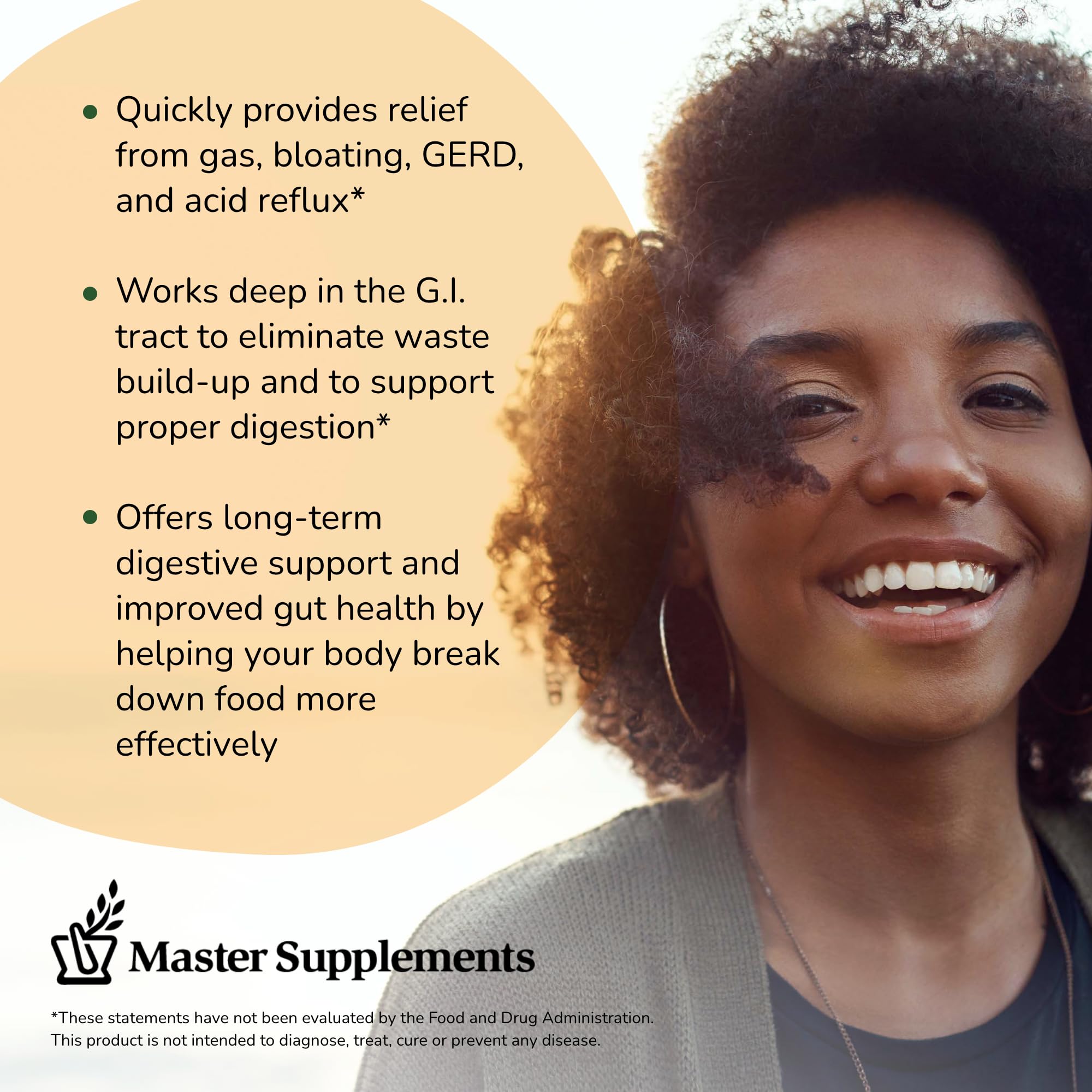 Master Supplements Enzalase - 50 Capsules - Probiotic Compatible Enzymes - Provides Digestive Boost + Gas & Bloating Relief - Gluten Free - 50 Servings ENZALASE buy supplements canada