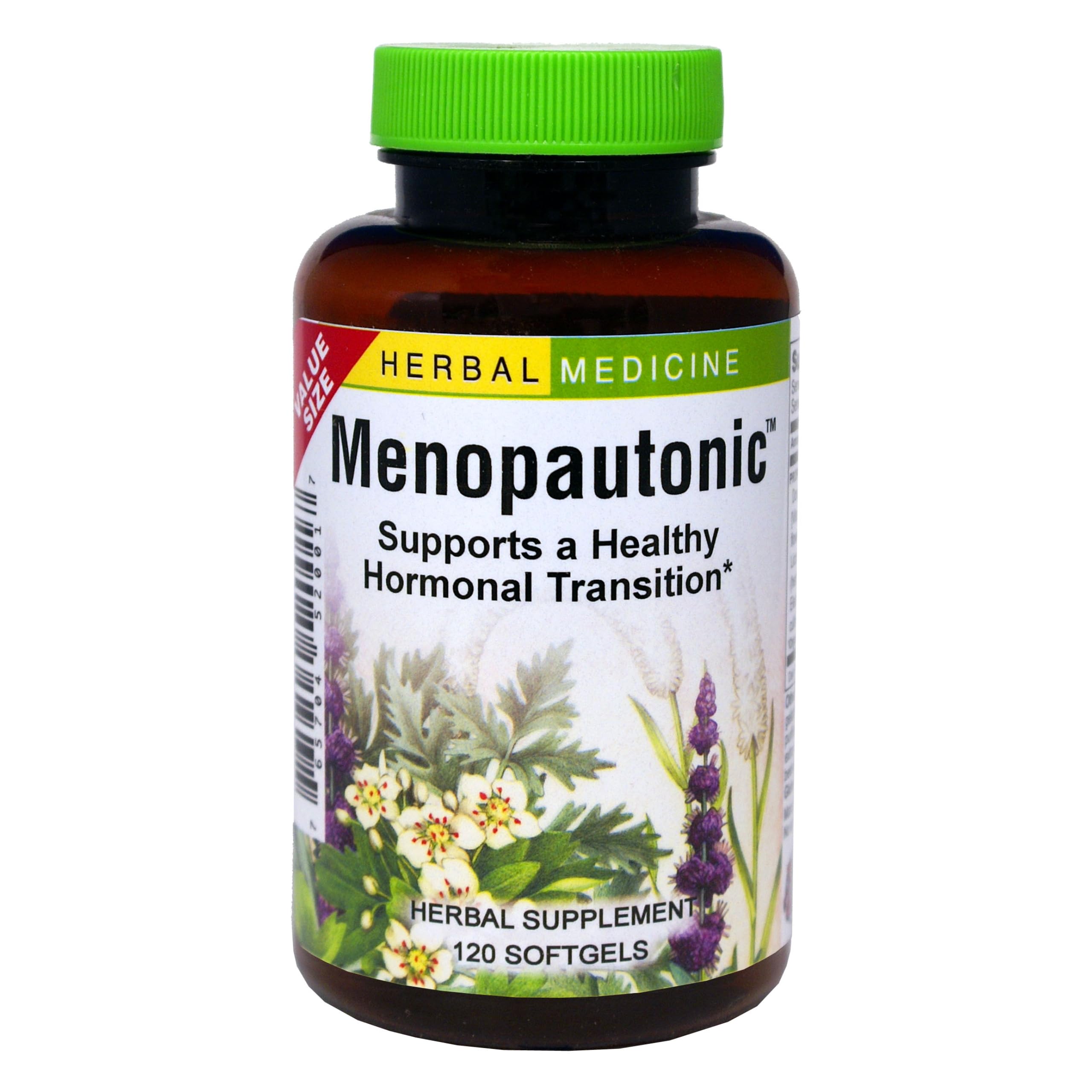 Herbs Etc. Menopautonic Softgels - Essential Supplement for Women - Hormonal Transition Support Supplement - Offers Menopausal Support with Dong Quai & Motherwort - 120 Softgels (120 Servings) Herbs Etc. buy supplements canada