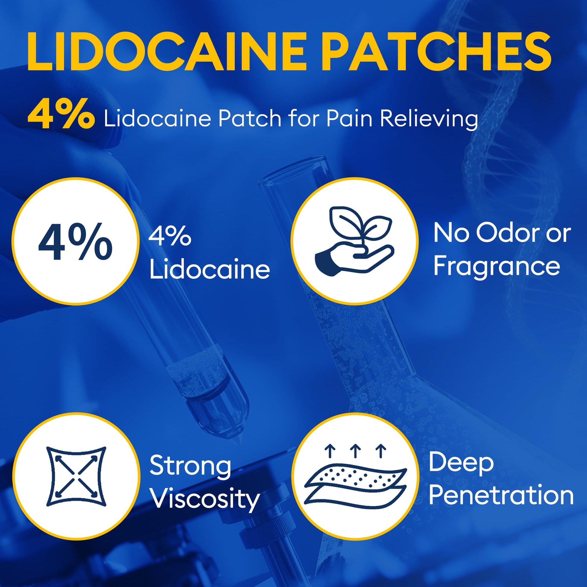 SZLGANG 4% Lidocaine Pain Relief Patches - (Large, 30, Count) Maximum Strength Relief for Back, Neck, Shoulder, Joint & Muscle Pain, 3.9”x 5.5”-03CCD SZLGANG buy supplements canada
