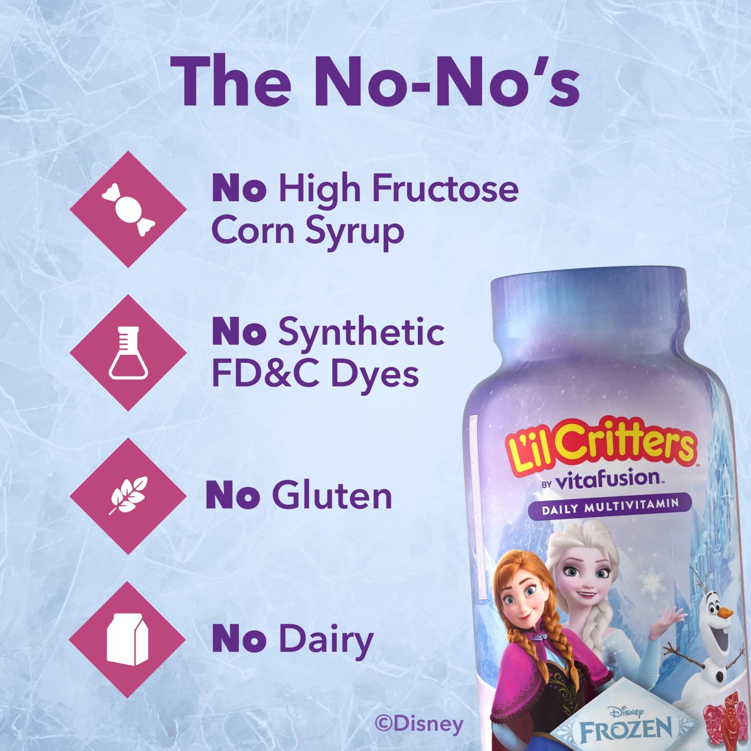 L'il Critters Frozen Daily Kids Multivitamin Gummies Assorted Berry Flavors for Ages 2+ Toddlers and Kids, Disney Multivitamin Gummies Lil Critters buy supplements canada