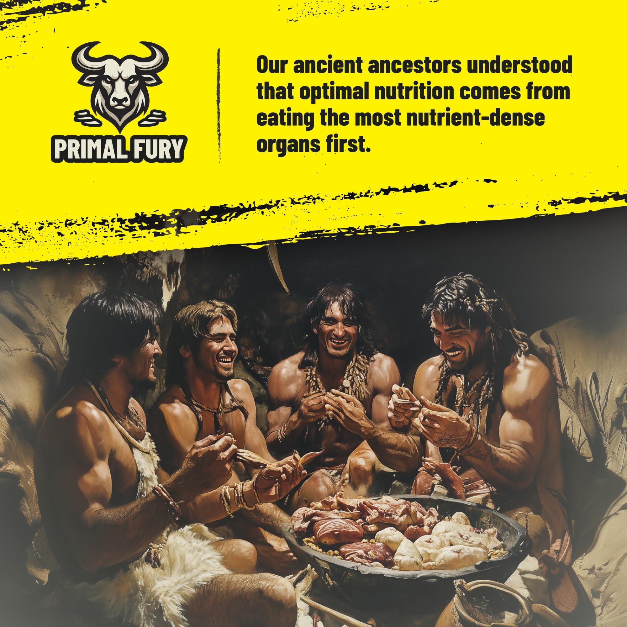 Grass Fed Beef Organ Supplement for Men - Male Optimization Pills - 6 Vital Beef Organs to Drive Prostate Health & Peak Performance, Made in USA, 90 Capsules (2 Pack) PRIMAL FURY buy supplements canada