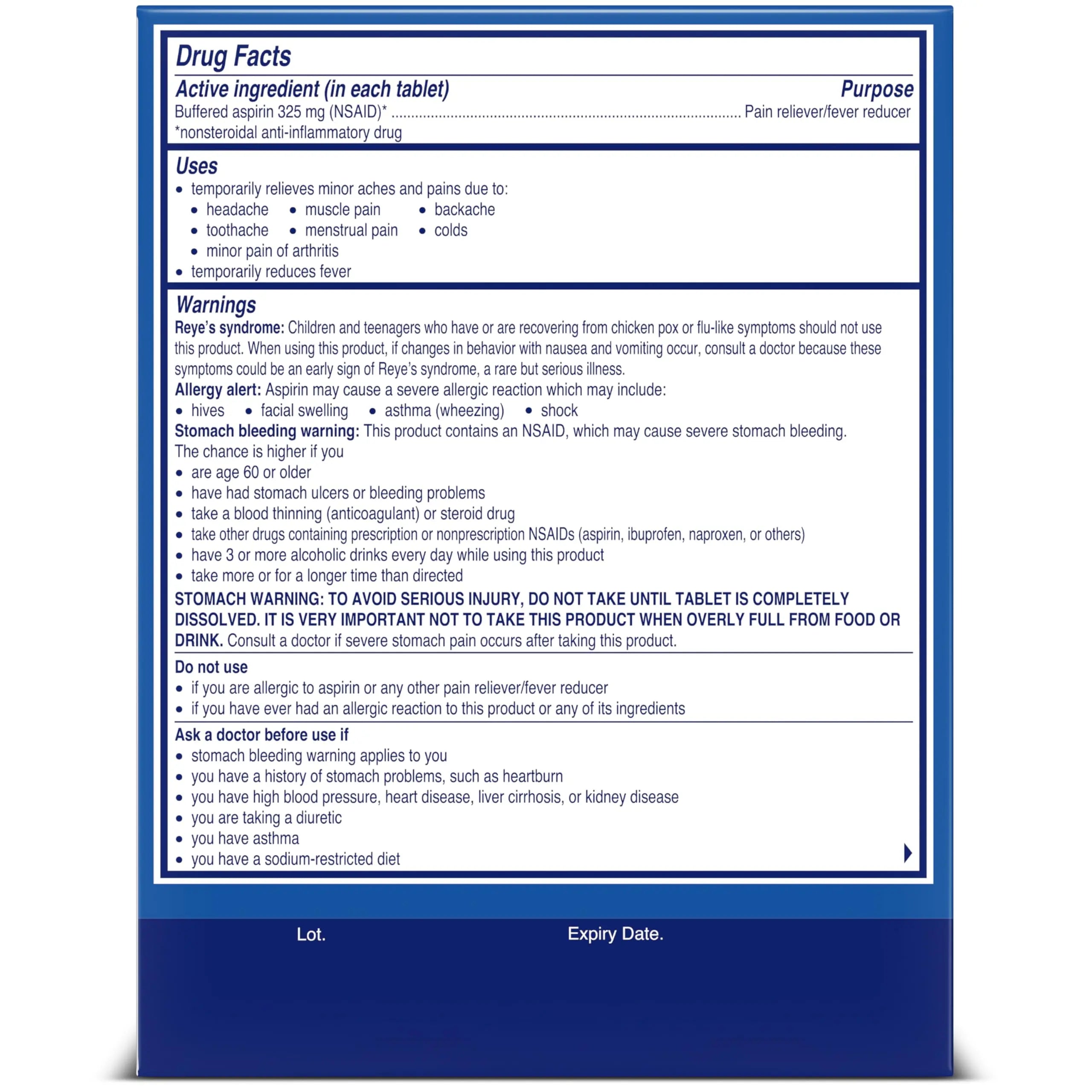Alka-Seltzer Pain Relief, Aspirin Effervescent Tablets for Fast Pain Relief, 72 Ct Alka-Seltzer buy supplements canada