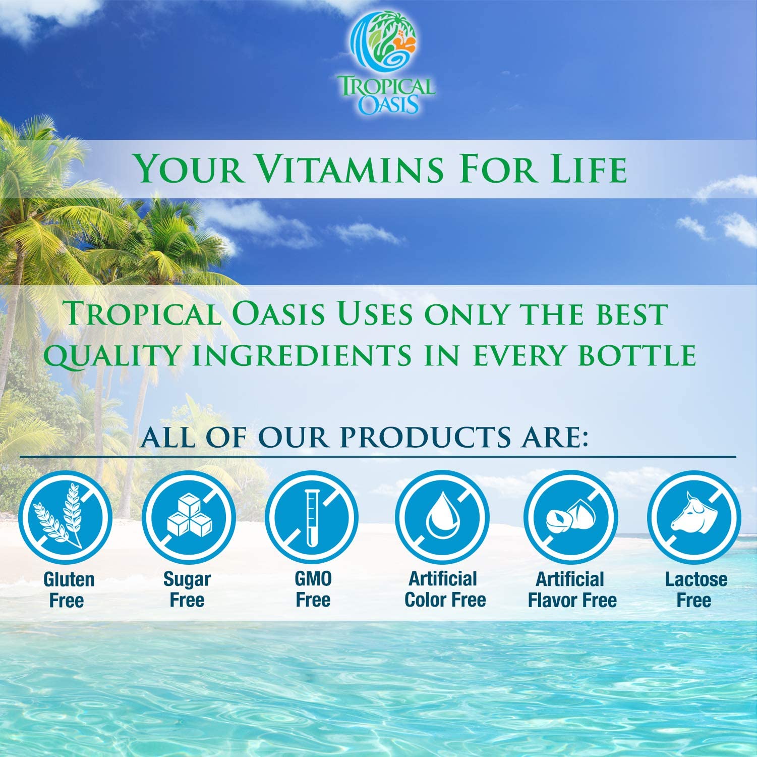 Mega Premium Liquid Multivitamin | Natural Immune Support Vitamin w/ 1333% Vitamin C, 200% D3, Zinc + 20 Vitamins, 70 Minerals, & 21 Amino Acids | Sugar Free | Orange Flavor | 98% Absorption | 32 Serv Tropical Oasis buy supplements canada