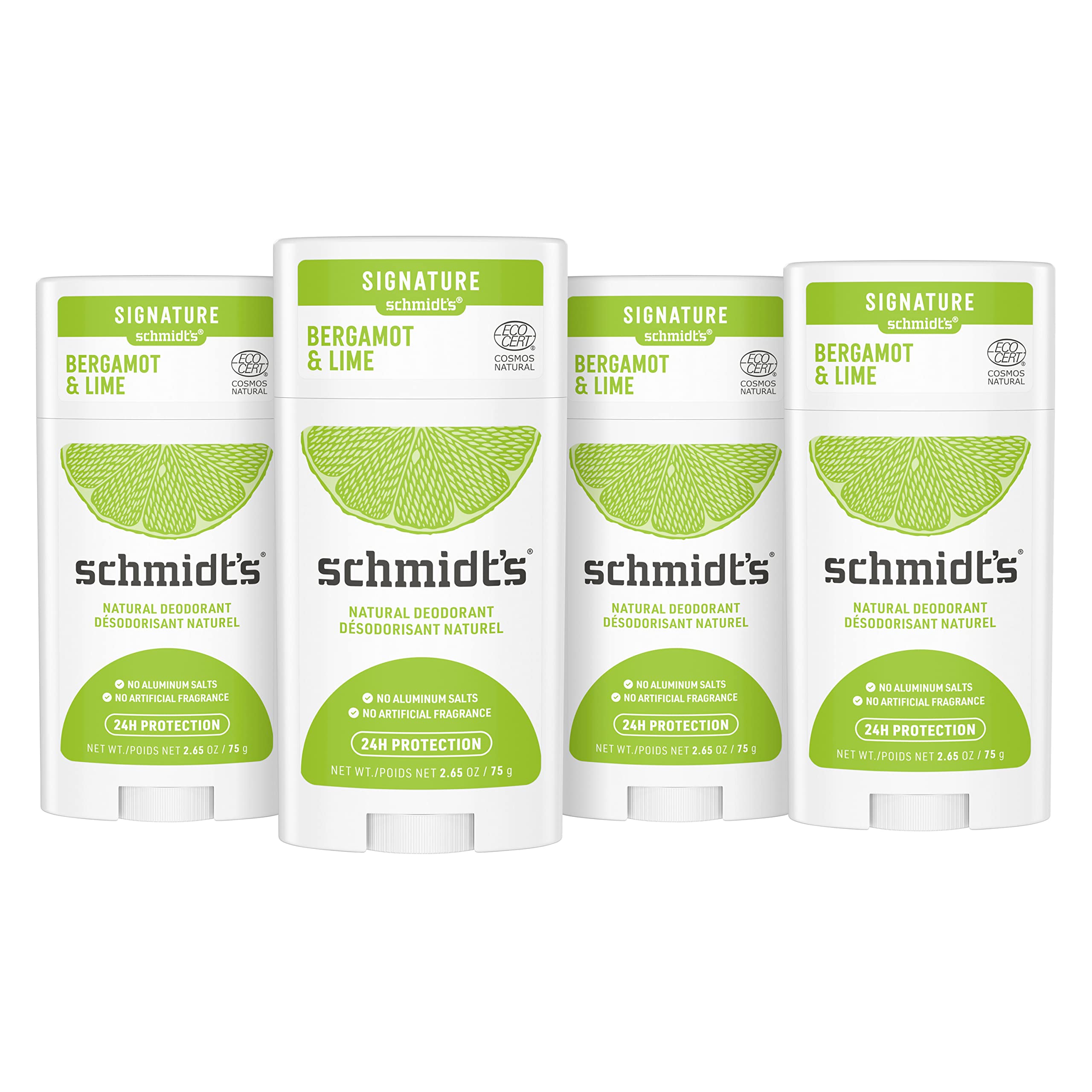 Schmidt's Aluminum Free Natural Deodorant For Women and Men, Bergamot & Lime Schmidt's buy supplements canada