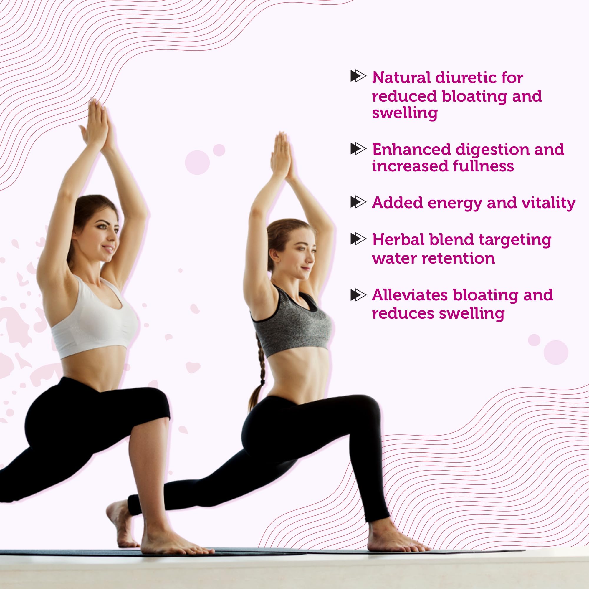 Water Retention Pills for Women Bloating Relief with Vitamin B6, Dandelion & Green Tea Natural LADYME WOMEN'S HEALTH buy supplements canada