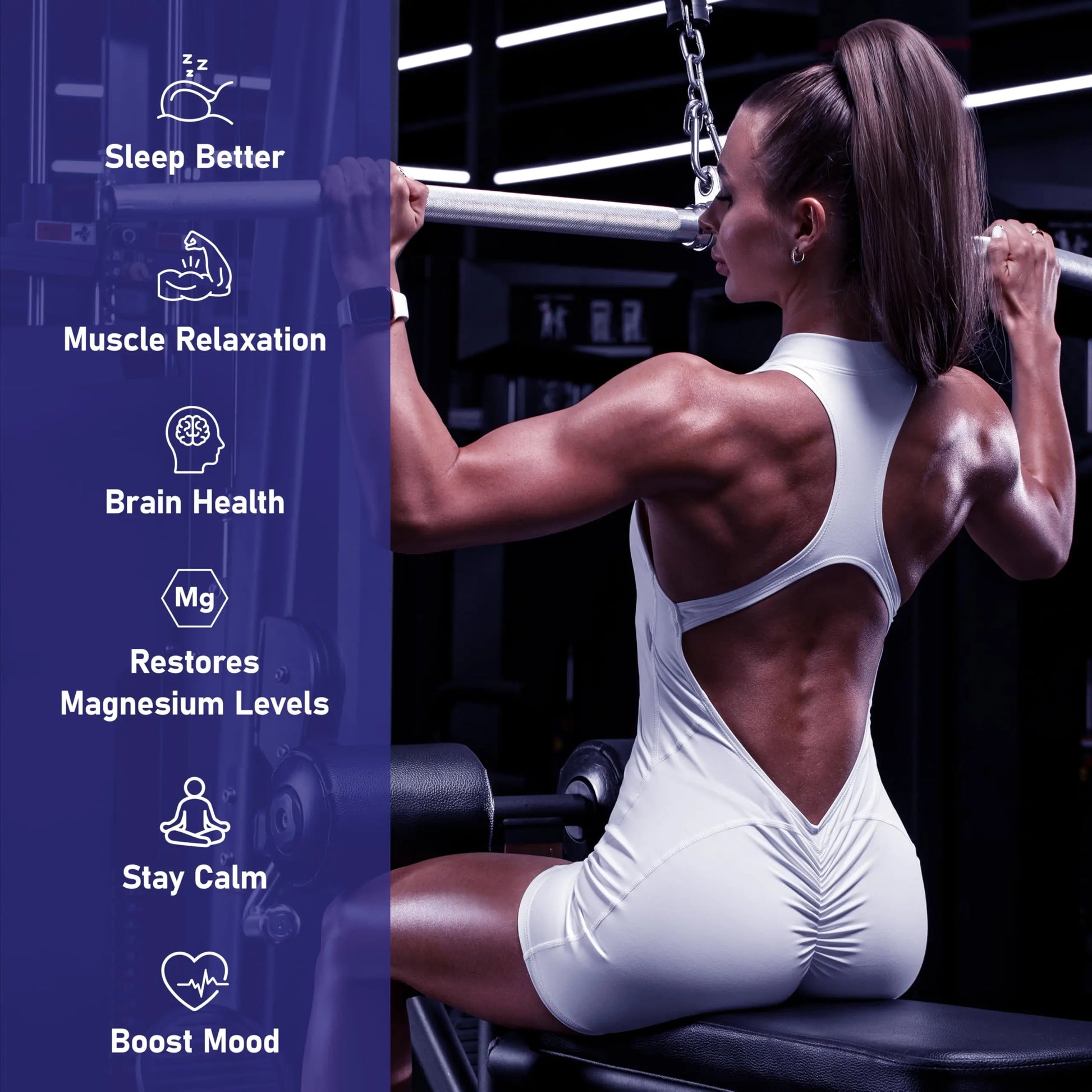 Magnesium 7 Complex for Women 1600mg, Magnesium Glycinate 600mg 7 High Absorption Magnesium Supplement with Citrate, Malate, Chelate, Taurate, Gluconate, Aspartate & Ascorbate for Sleep, 60 Capsules VIVI Youth buy supplements canada
