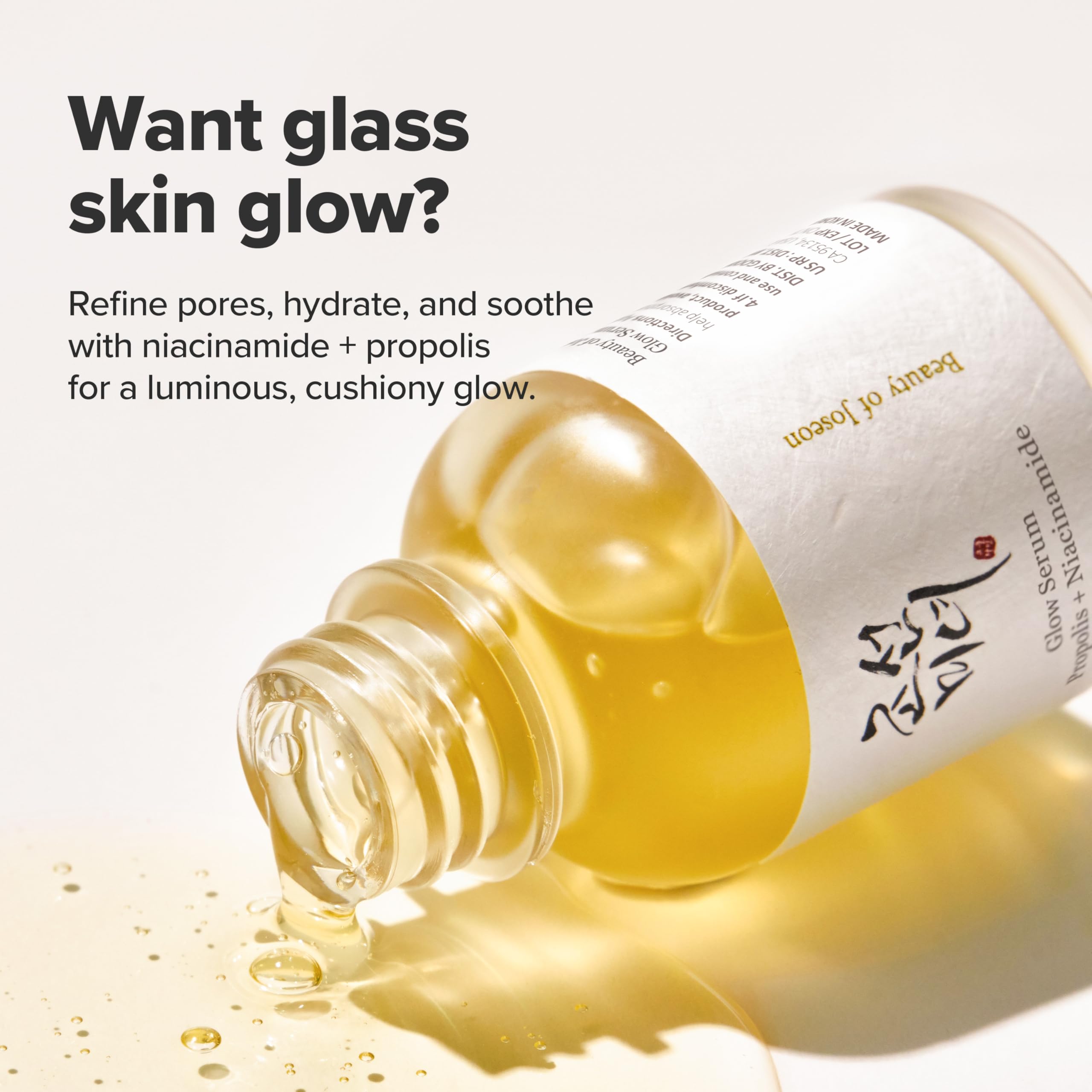 Beauty of Joseon Glow Serum Propolis and Niacinamide Hydrating Facial Soothing Moisturizer for Uneven Skin Beauty of Joseon buy supplements canada