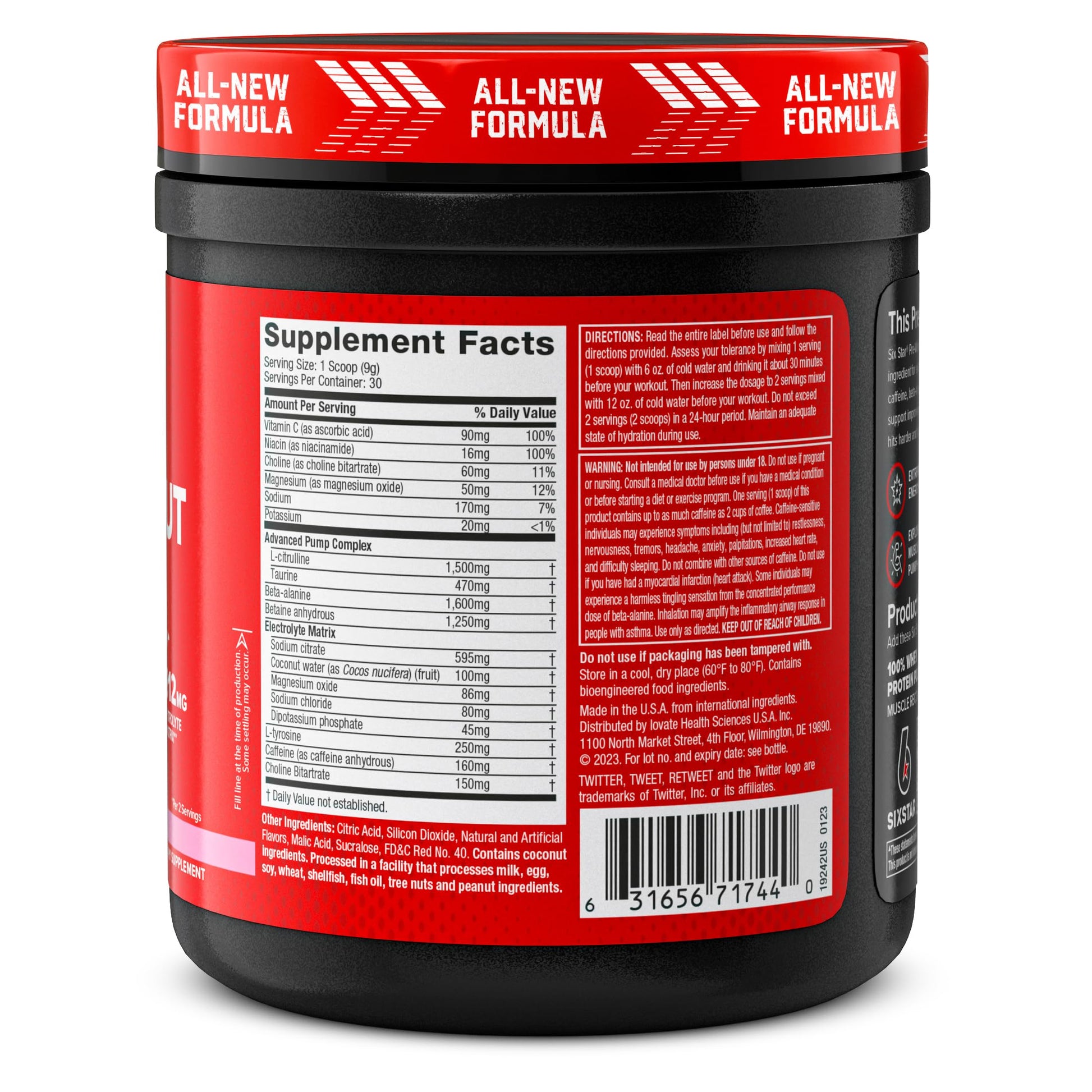 Six Star Pre-Workout Explosion 2.0 Pink Lemonade - Pre-Workout Powder, Explosive Energy Six Star buy supplements canada