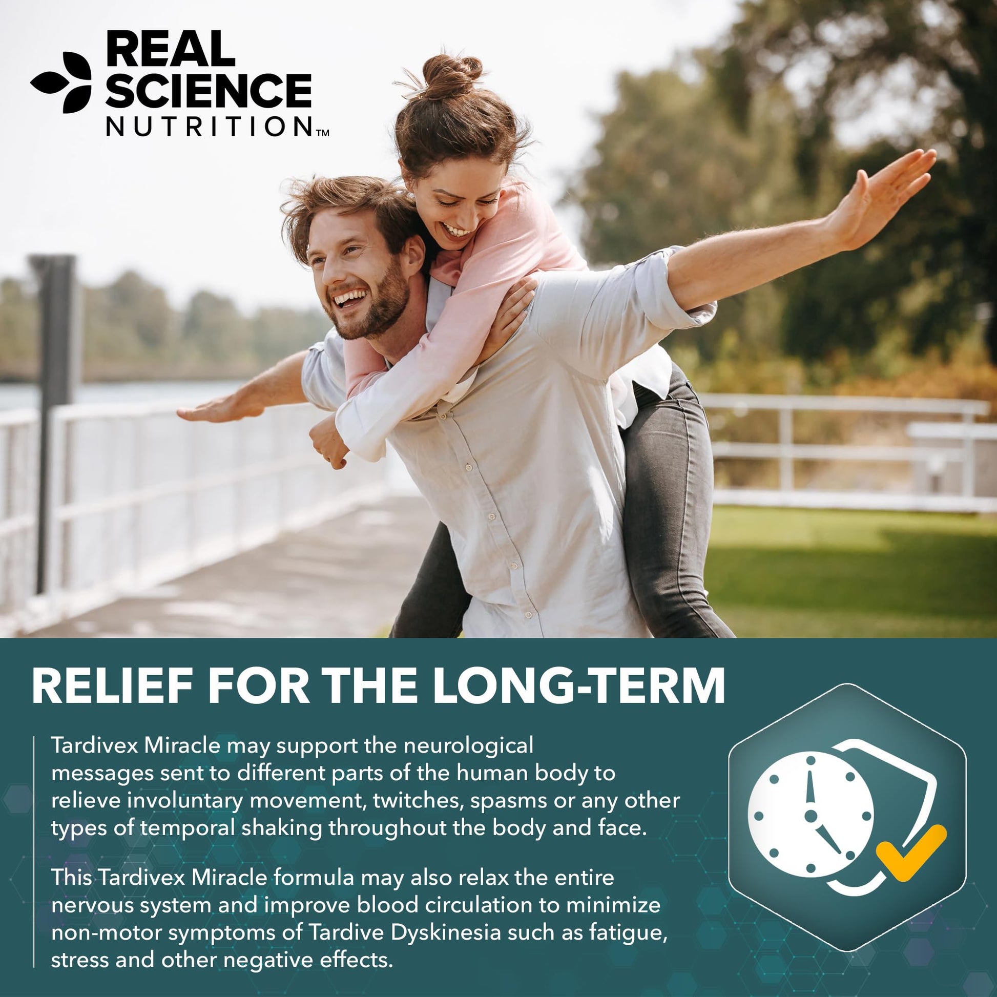 Real Science Tardivex All Natural Nerve Support Supplement for Neurological Balance - Includes Vinitrox, GABA & Essential Vitamins for Controlled Movement & Coordination - Made in USA, 60 Caps Real Science Nutrition buy supplements canada