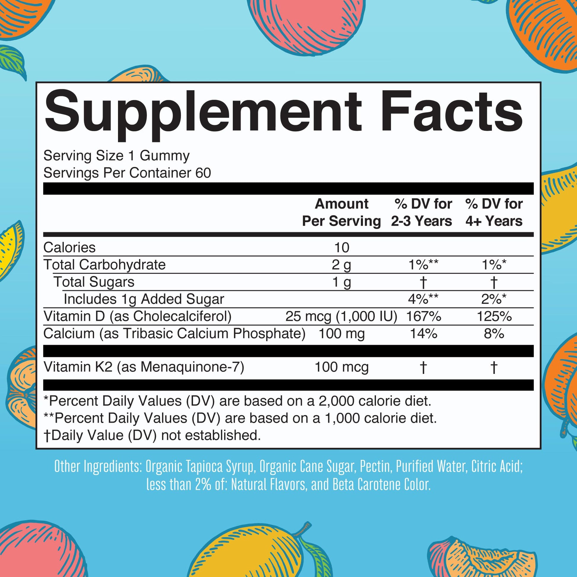 MaryRuth Organics Calcium with Vitamin D & Vitamin K2, 2 Month Supply, Calcium Supplement Supports Bone Health & Joint Support, with Vitamins D3 K2 Gummies, Vegan, Non-GMO, Gluten Free, 60 Count MARYRUTH'S buy supplements canada