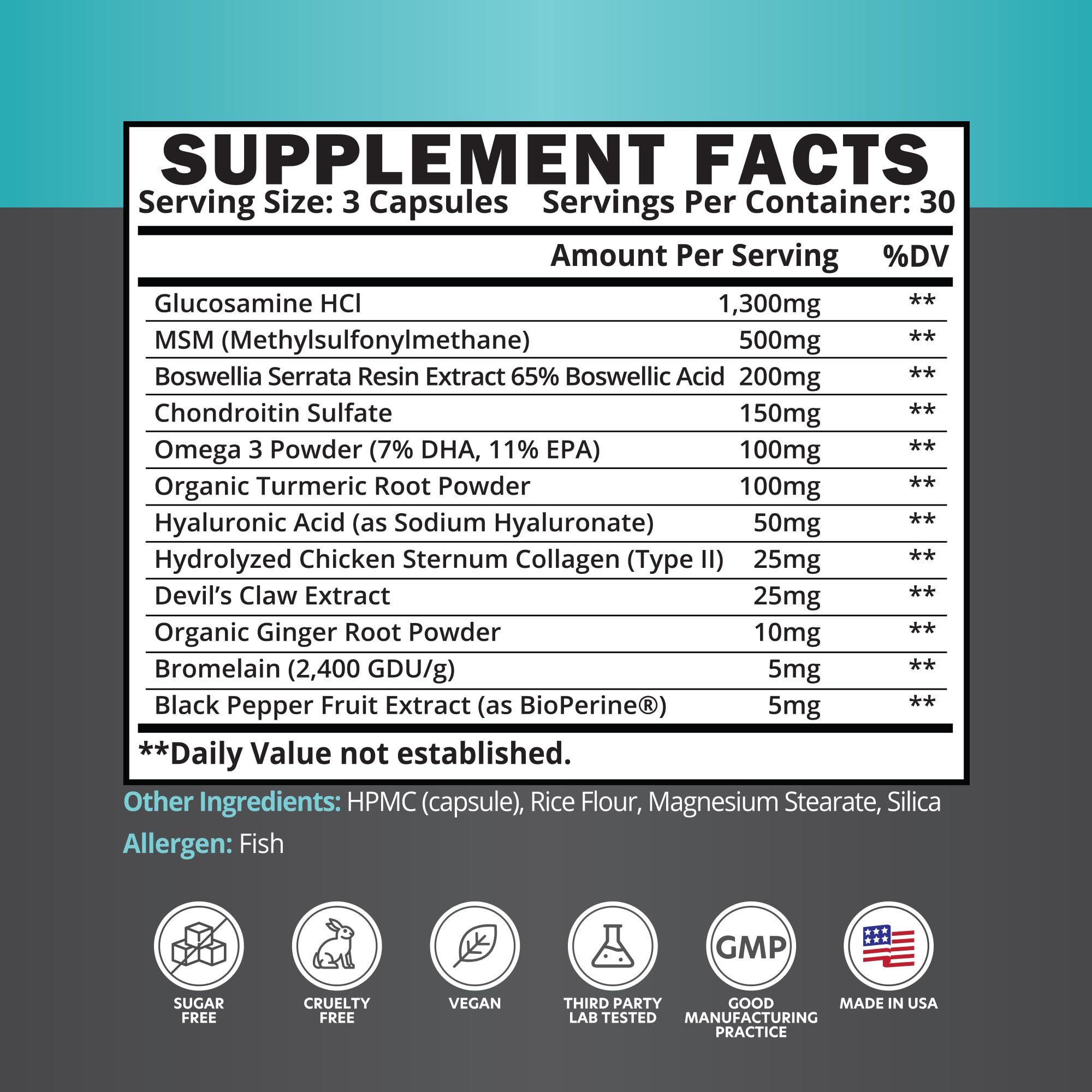 ETAFOR Joint Support Supplement - Joint Health Supplement with Glucosamine, Boswellia Serrata, Turmeric and Black Pepper Extract ETAFOR buy supplements canada