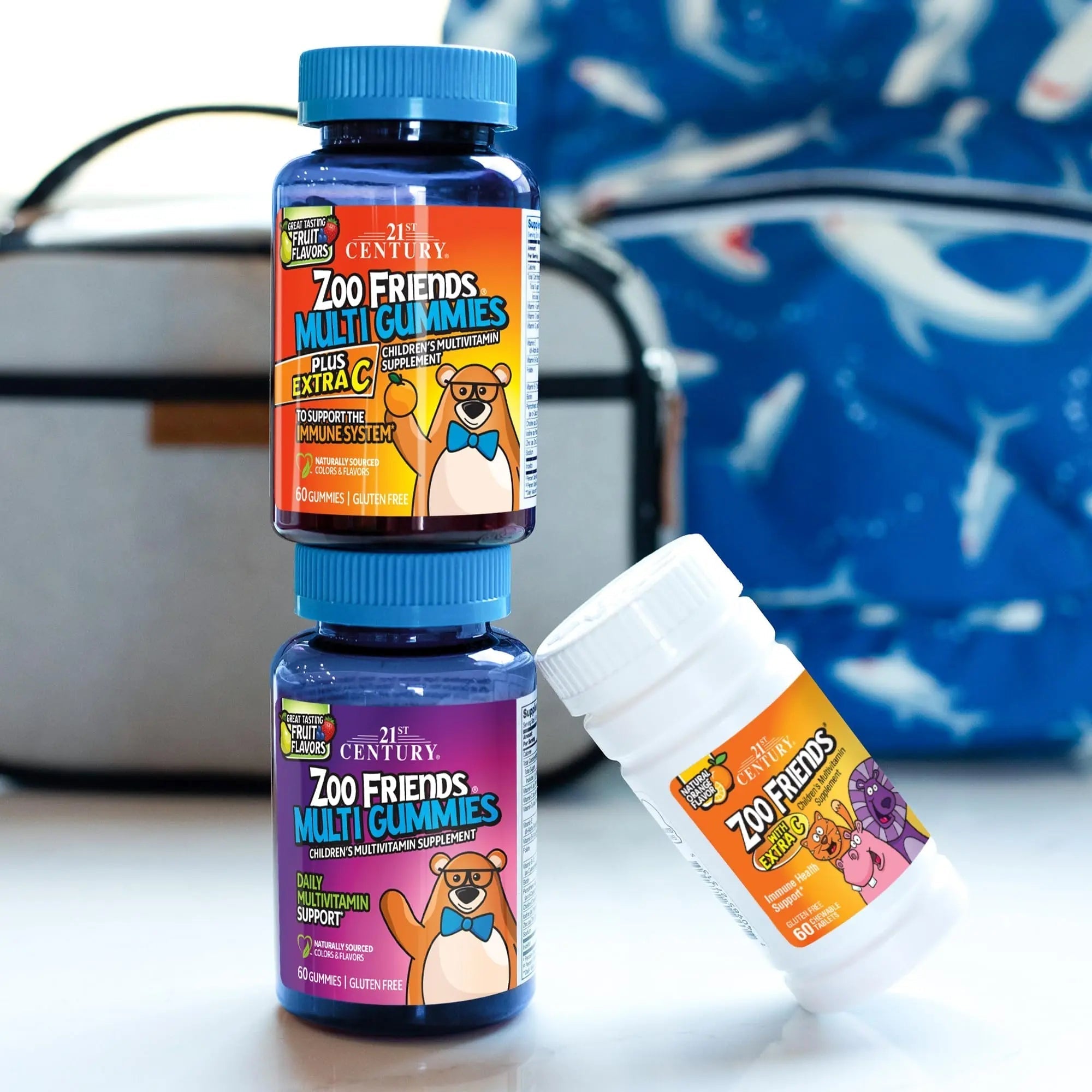 21st Century Zoo Friends with Extra C Chewable Tablets, 60 Count 21st Century buy supplements canada