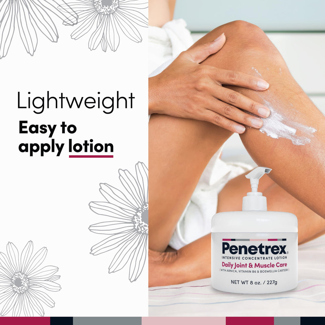 Penetrex Joint & Muscle Care Lotion – Soothing Botanical Formula with Arnica, Vitamin B6 & MSM – Lightweight Easy to Apply Lotion - Fresh Disappearing Scent - for Everyday Movement Support Penetrex buy supplements canada
