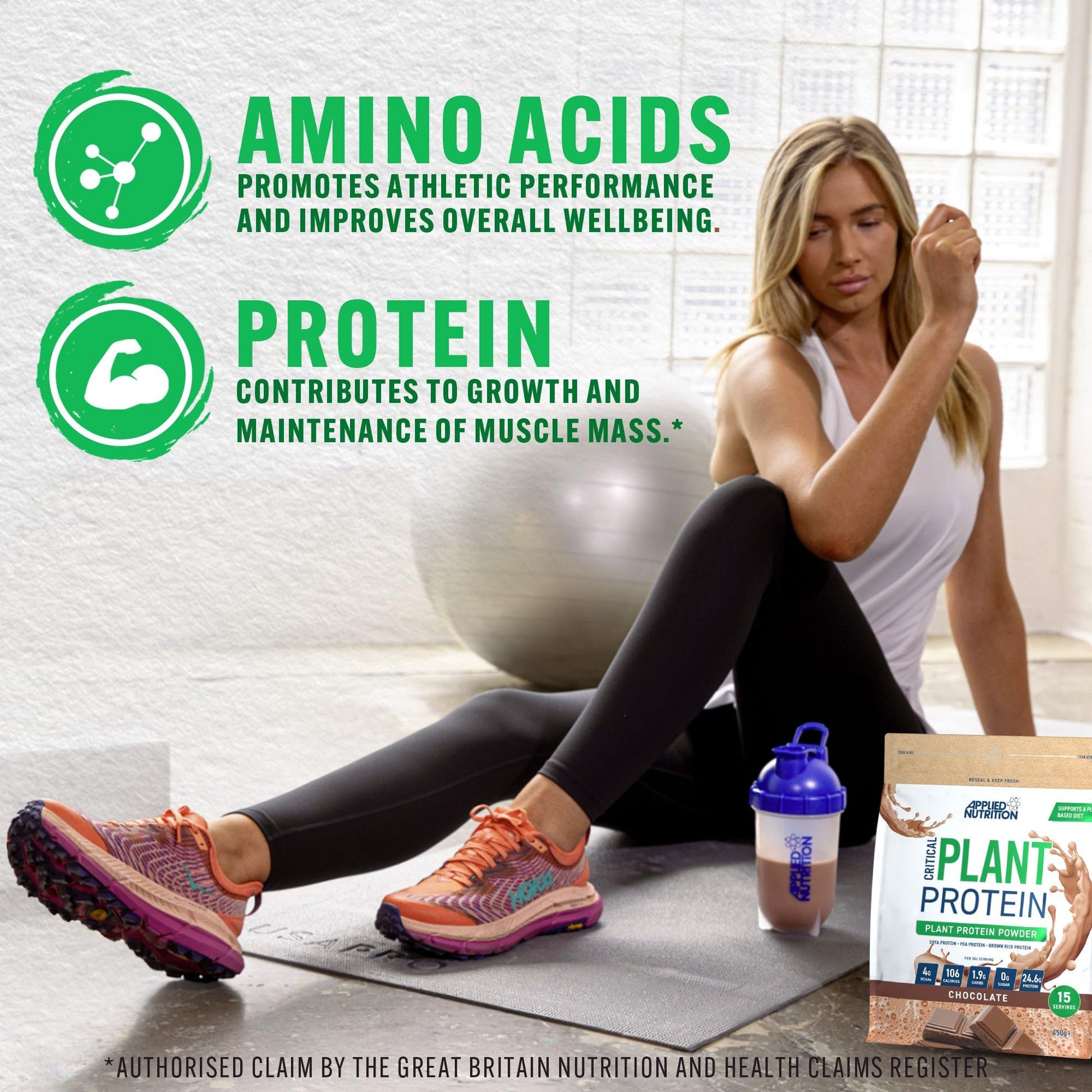 Applied Nutrition Plant Protein Powder – Critical Plant Vegan Protein Shake with SOYA, Pea, Brown Rice Proteins Applied Nutrition buy supplements canada