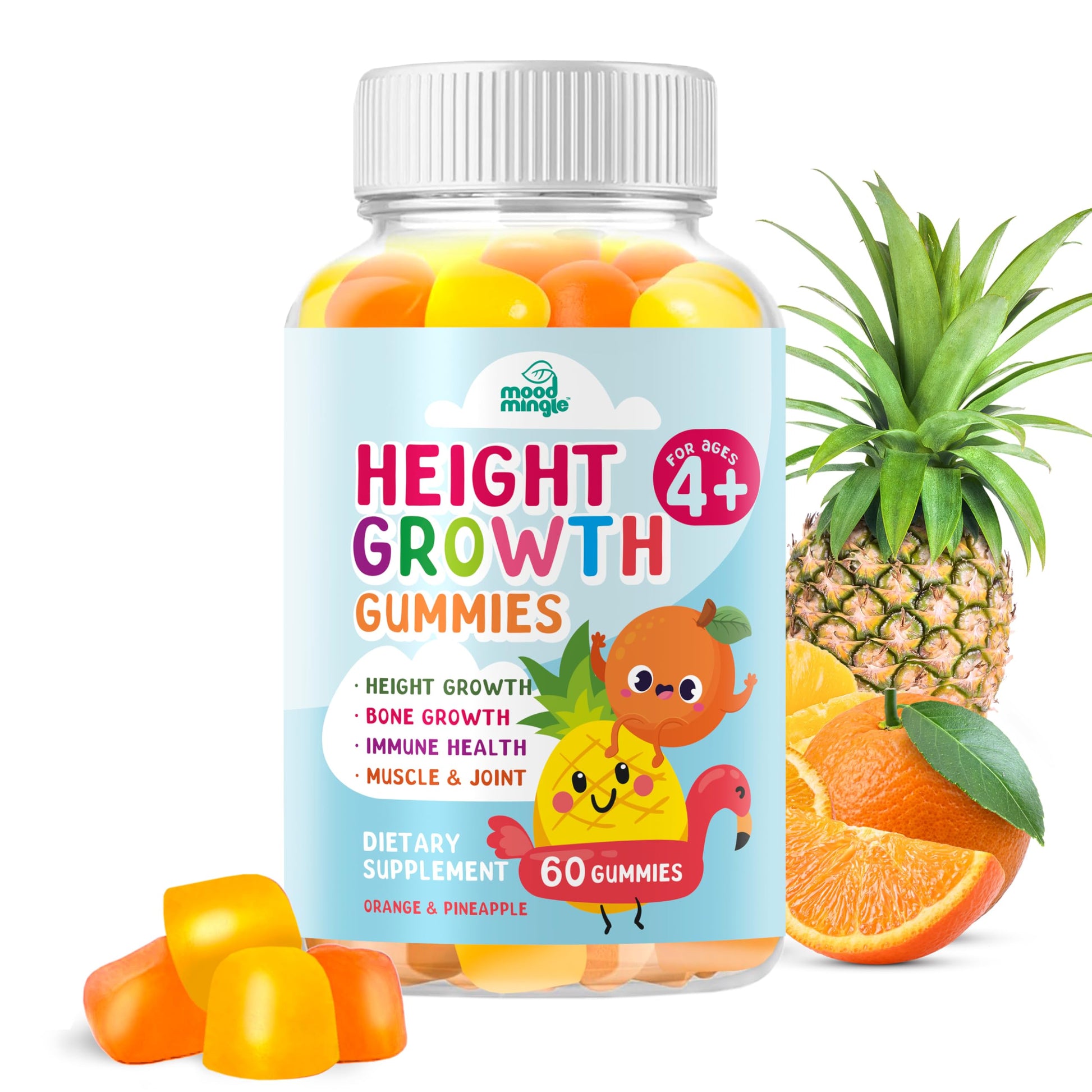 Height Growth Gummies Supplement - Kids Teens Height Increaser Maximizer Grow Taller Vitamins Mood Mingle buy supplements canada