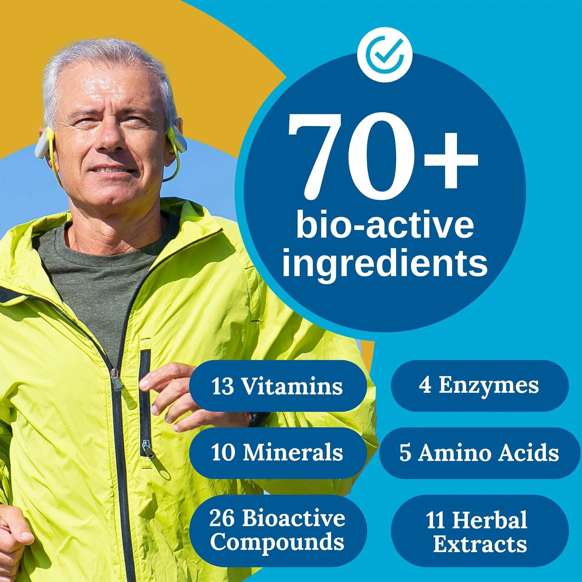 Xtendlife Total Balance Men’s Multivitamin for Immune, Heart, Digestive & Cellular Health - Daily Support Xtendlife buy supplements canada