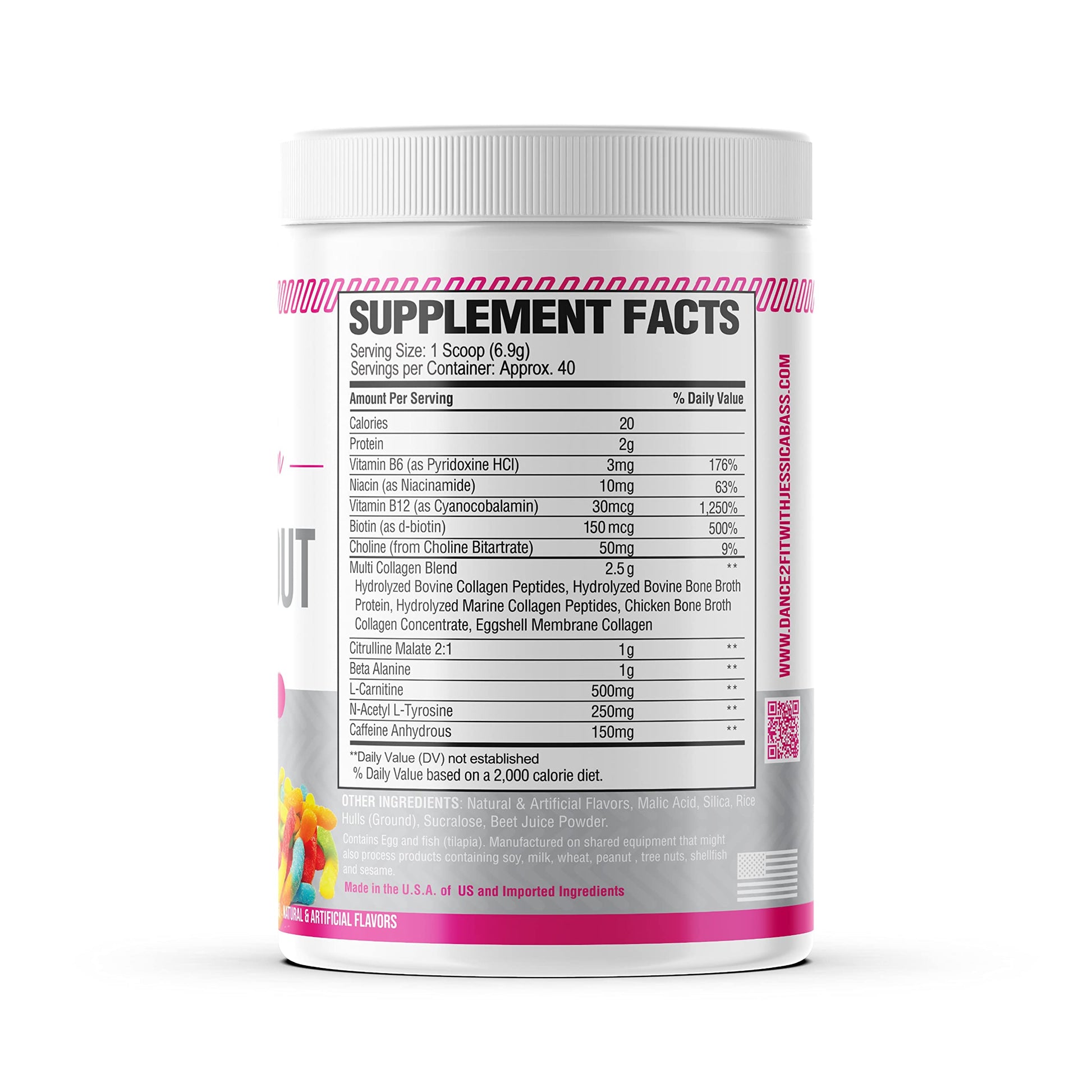 D2Fit (by Jessica Bass Women’s Pre Workout Multi Collagen (2.5g) + Biotin (150mcg) D2Fit buy supplements canada