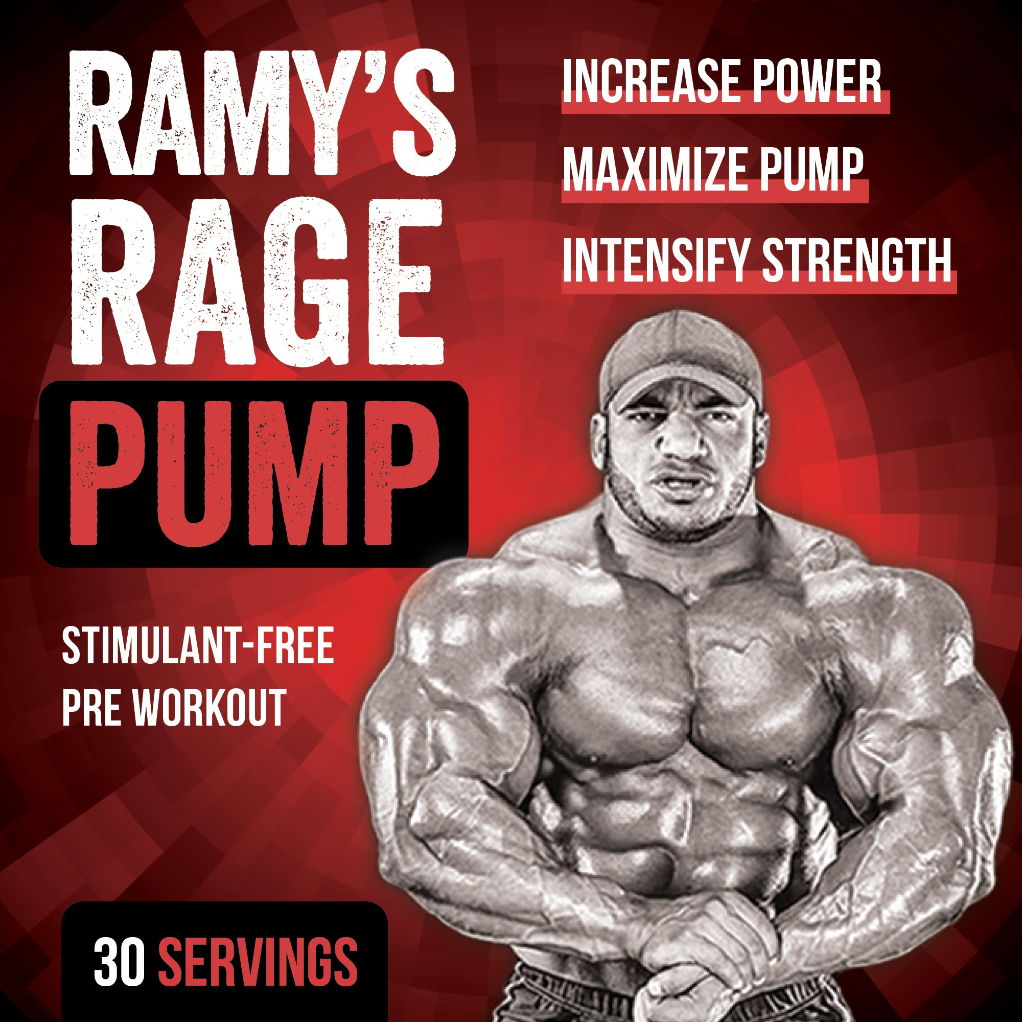 Enhanced Labs - Mr. Olympia 2020 Big Ramy’s Rage Pump - Stimulant Free Pre Workout Enhanced buy supplements canada