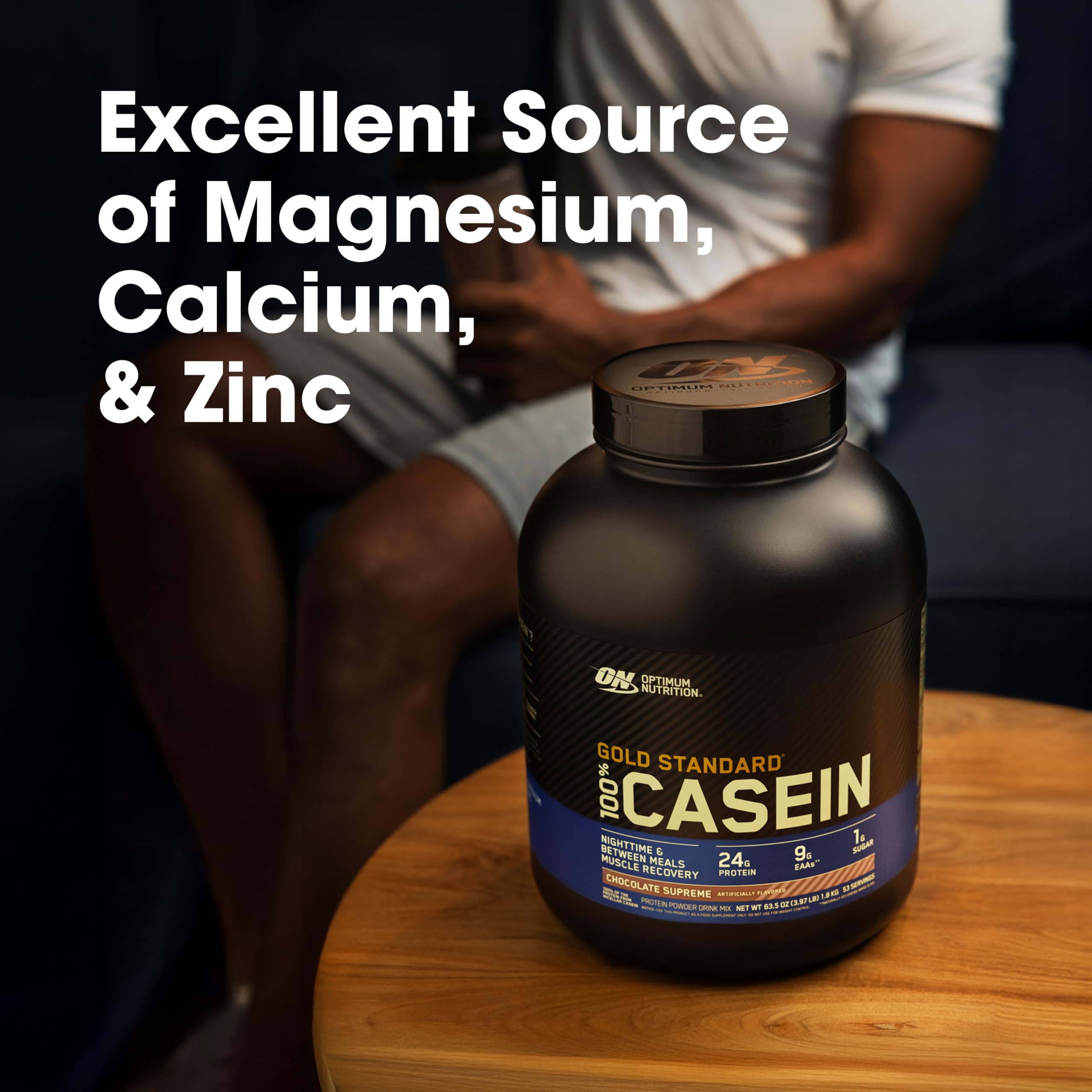 Optimum Nutrition Gold Standard 100% Micellar Casein Protein Powder, Slow Digesting, Helps Keep You Full, Overnight Muscle Recovery, Chocolate Supreme, 2 Pound (Packaging May Vary) Optimum Nutrition buy supplements canada