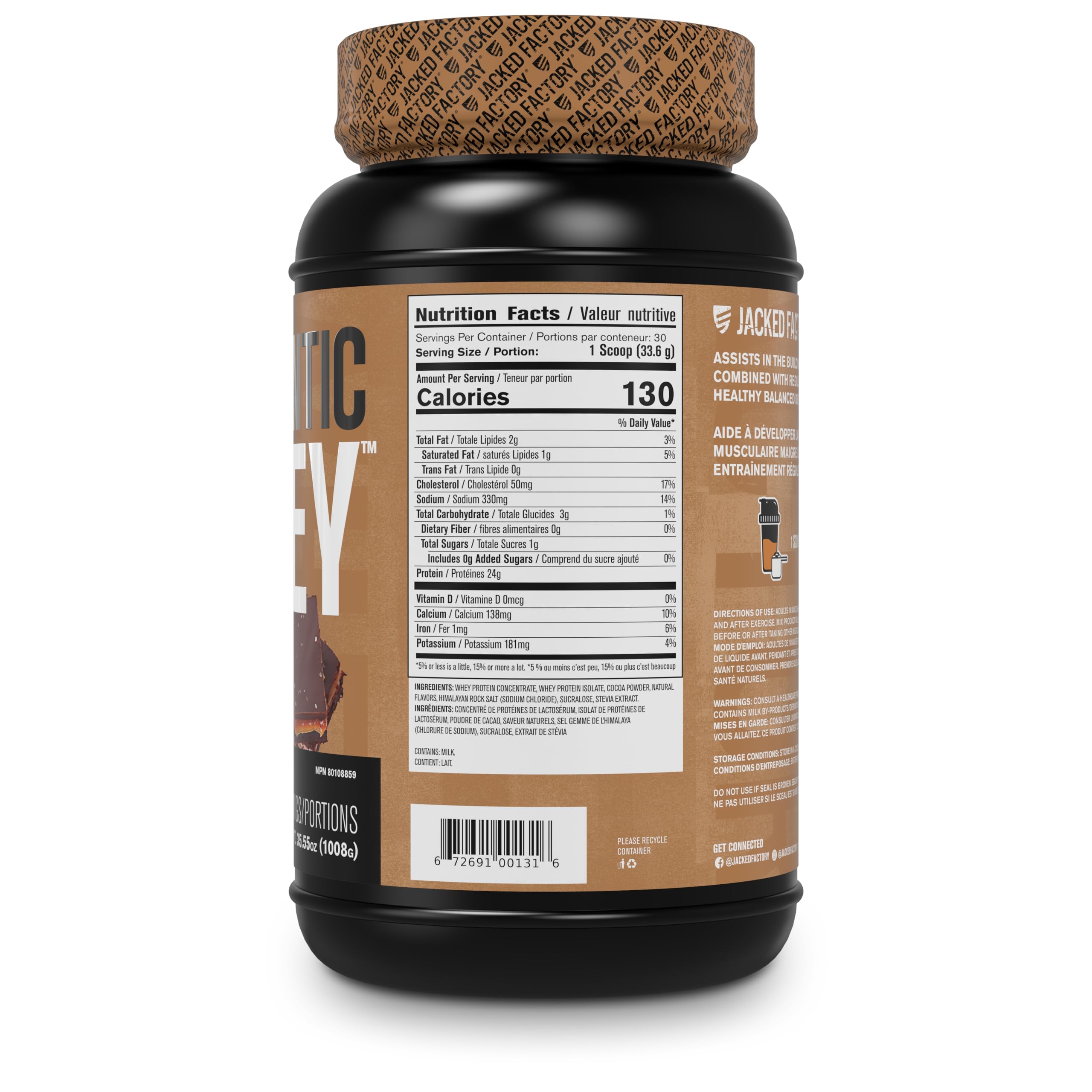 Jacked Factory Authentic Whey Muscle Building Whey Protein Powder - Low Carb Jacked Factory buy supplements canada