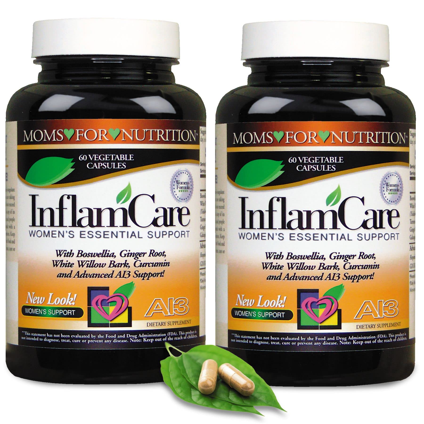 Moms For Nutrition 3 Bottles - InflamCare 3000MG Women’s Formula Gluten Free - 180 Count Moms For Nutrition buy supplements canada