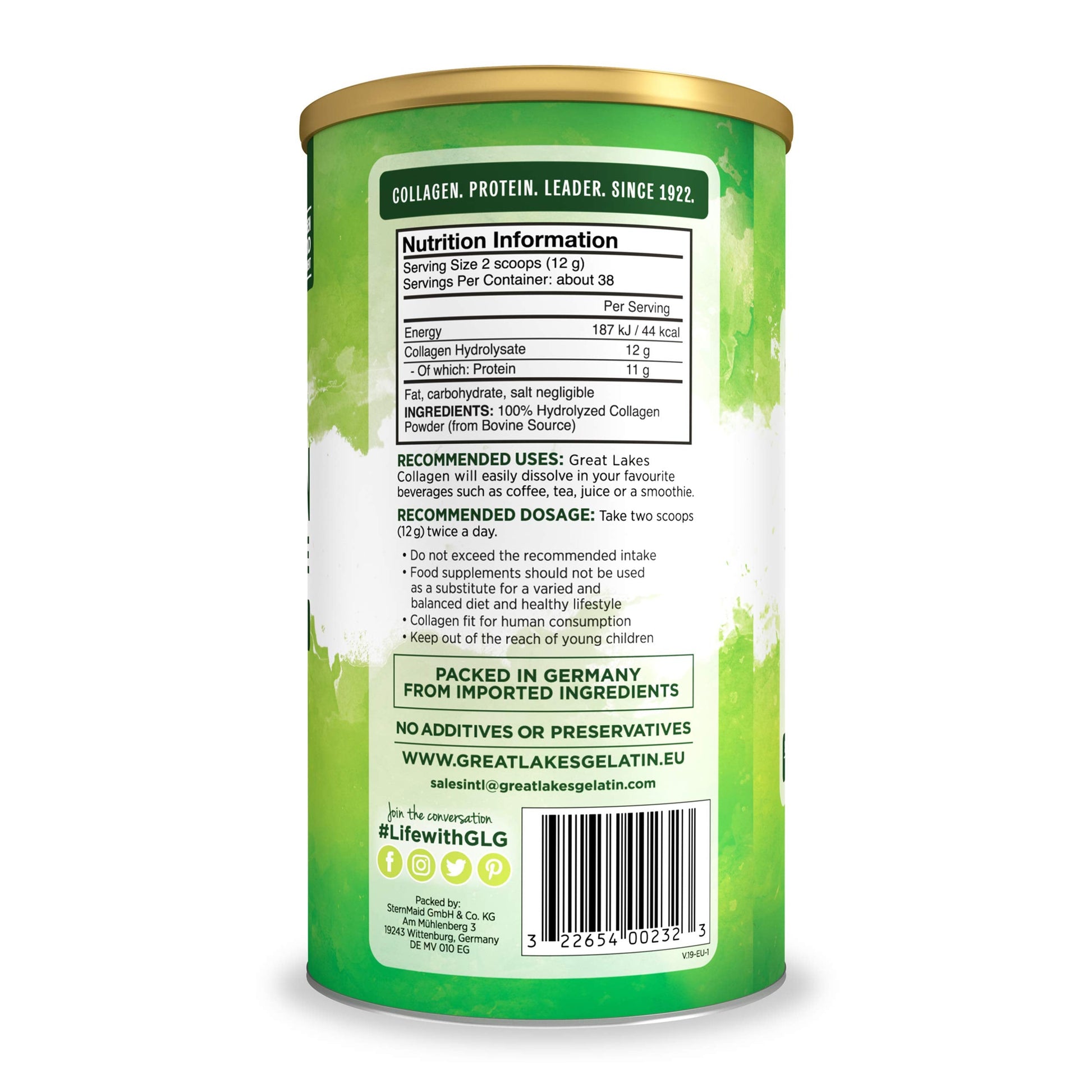 Great Lakes Gelatin Collagen Hydrolysate, Grass-Fed Bovine Hydrolysed Collagen Peptides Protein Great Lakes Gelatin buy supplements canada