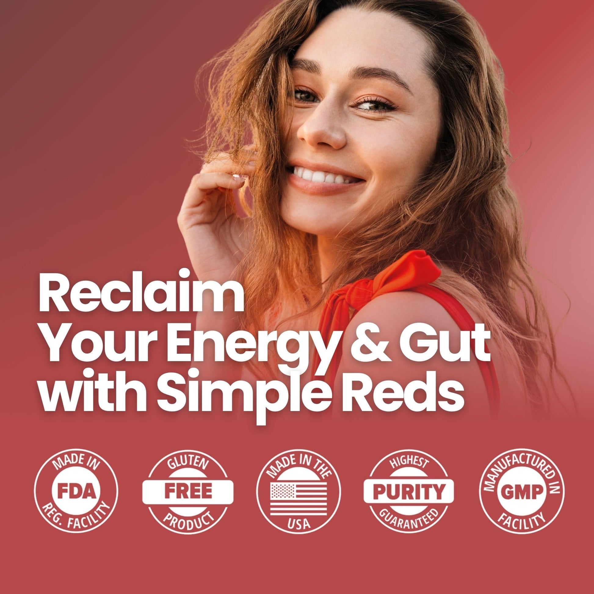 Layer Origin Simple Reds - Organic Red Polyphenols Whole Fruit Powder | Five Real Whole Fruits | 30 Servings Layer Origin buy supplements canada