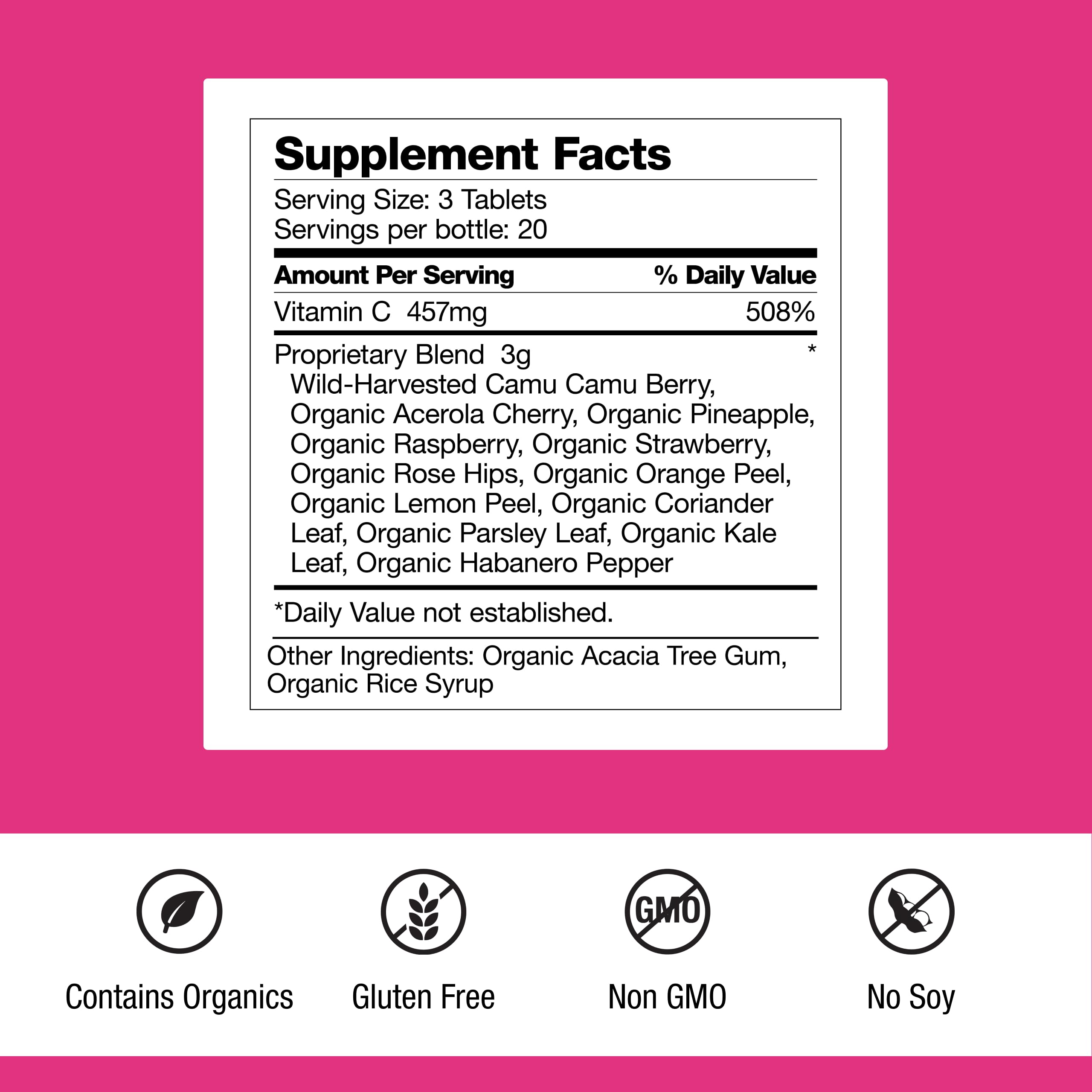 Dr. Schulze's Super-C Plus - Vitamin C Supplement for Immune Support - Skin Health & Antioxidant Support - High-Potency Formula - Plant-Based Superfood - Gluten-Free & Vegan - 60 Count (20 Servings) Dr. Schulze's buy supplements canada