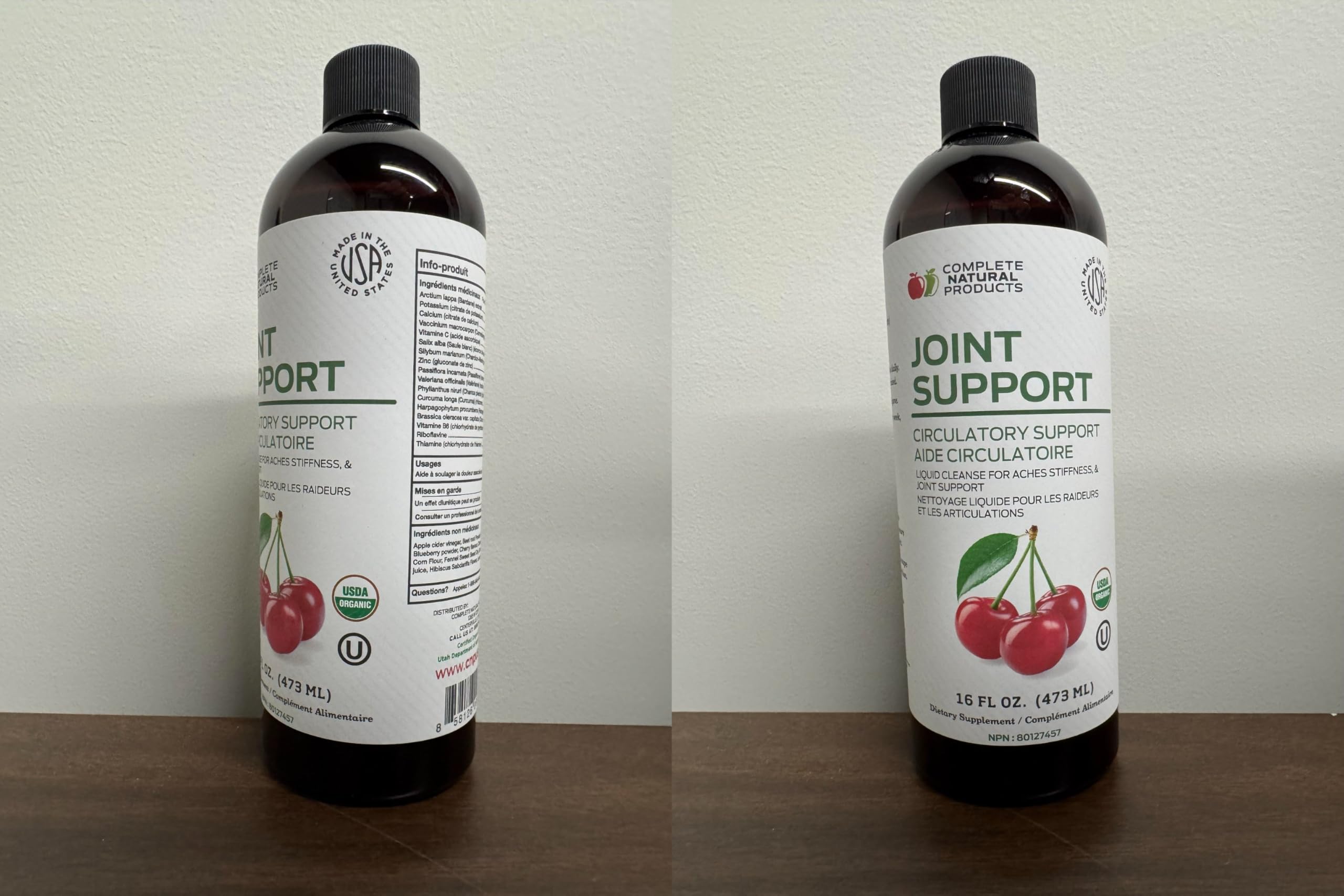Complete Natural Products Joint Support Complete – 16 Fl Oz Organic Liquid Joint Supplement with Glucosamine Chondroitin MSM – Natural Uric Acid Cleanse & Herbal Joint Health Support for Mobility Complete Natural Products buy supplements canada