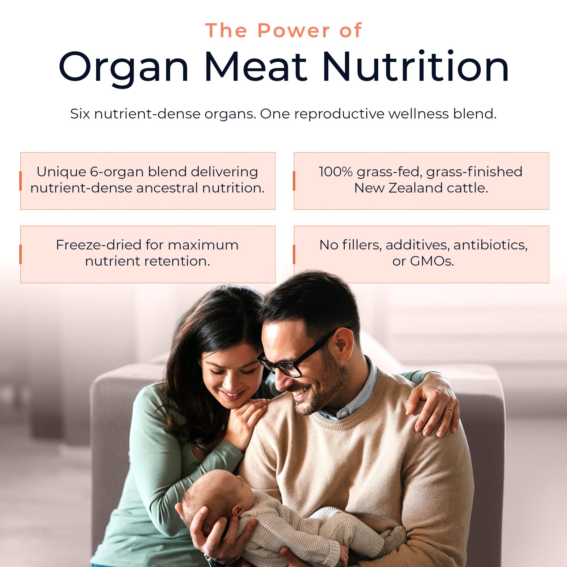 Molecular Fertility Beef Organ Complex - Pasture-Raised, Grass Fed Beef Liver, Brain, Heart, Spleen, Pancreas Blend, Healthy Hormone Balance and Fertility Supplement for Women and Men, 180 Capsules Molecular Fertility buy supplements canada