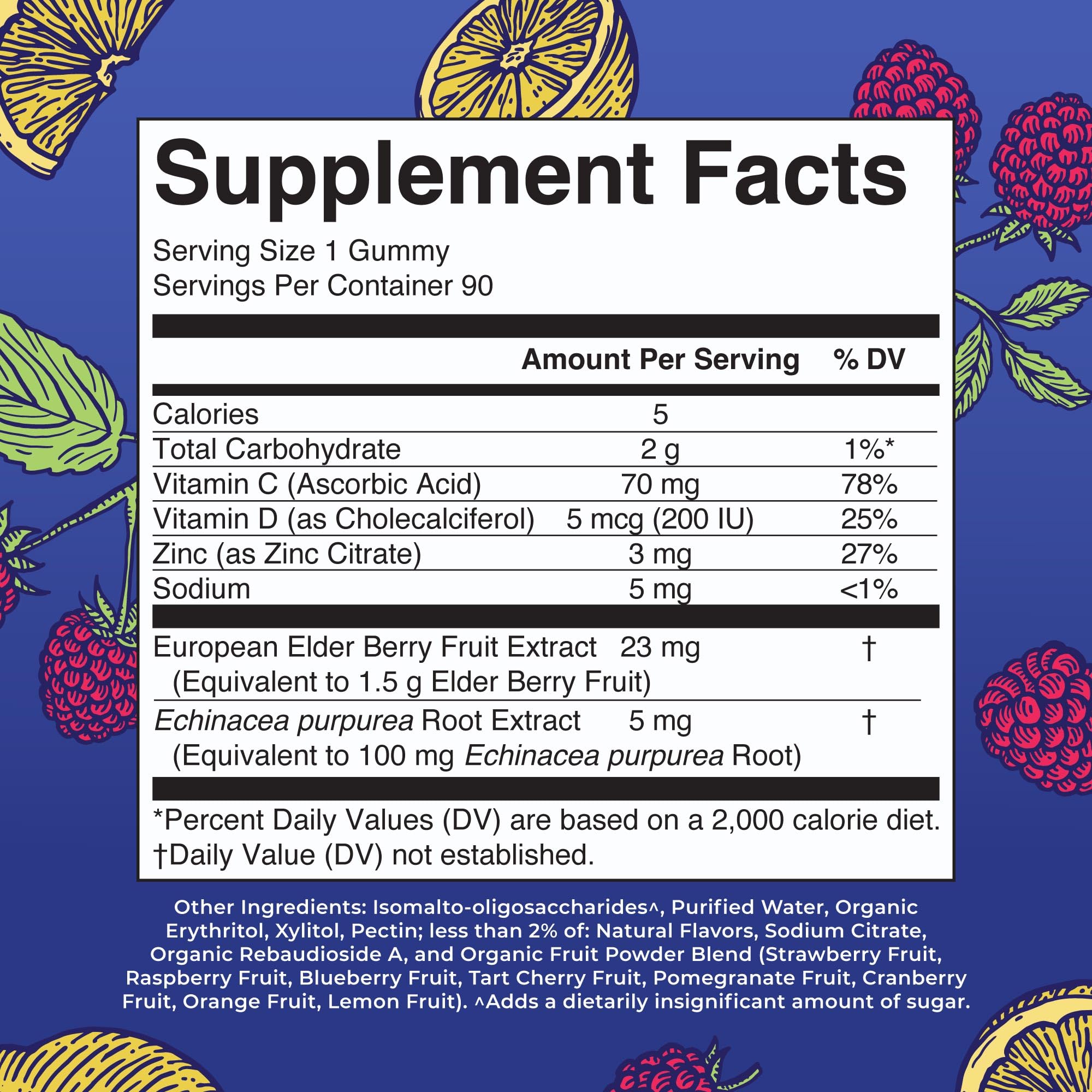 MaryRuth Organics Sugar Free Immunity Gummies | Powerful Blend | Elderberry Vitamin C & Zinc | Vitamin D3 & Echinacea | Immune Support Supplement | Gummies for Kids & Adults | Vegan | Non GMO | 90ct MARYRUTH'S buy supplements canada
