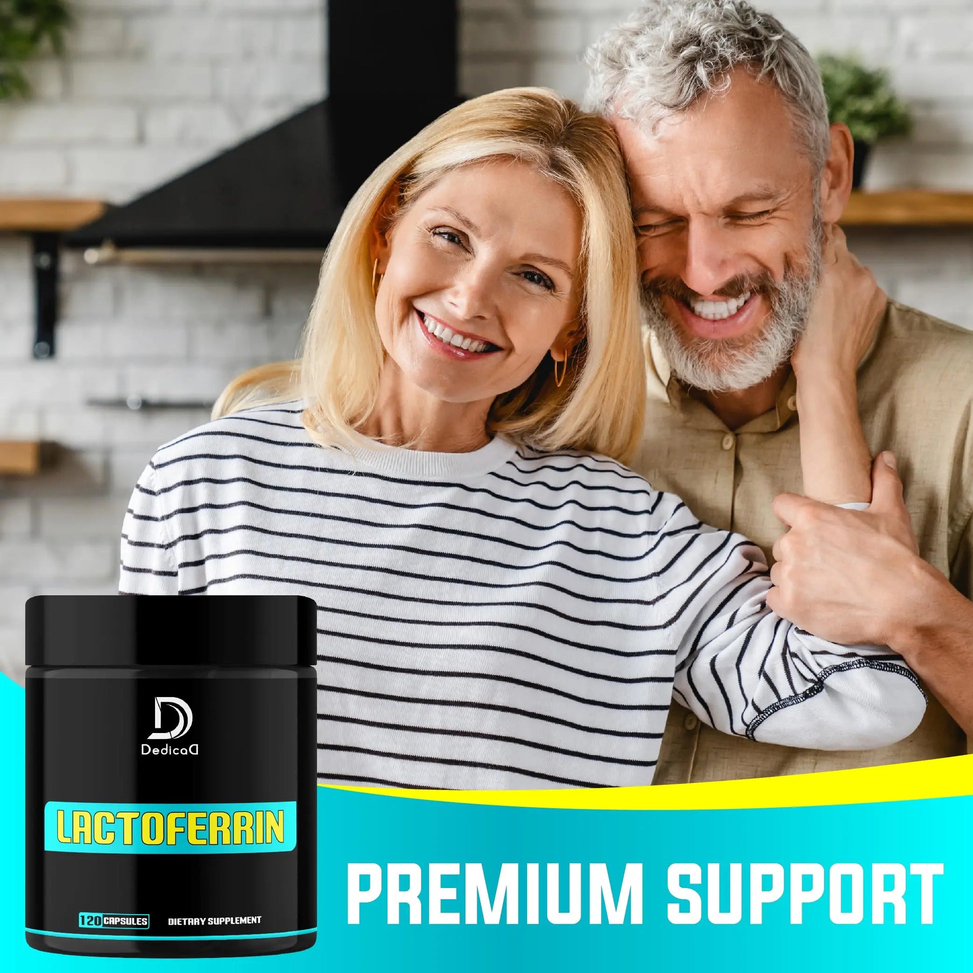 DEDICAD 500Mg Lactoferrin Supplement - 120 Capsules for 2-Month Supply DEDICAD buy supplements canada
