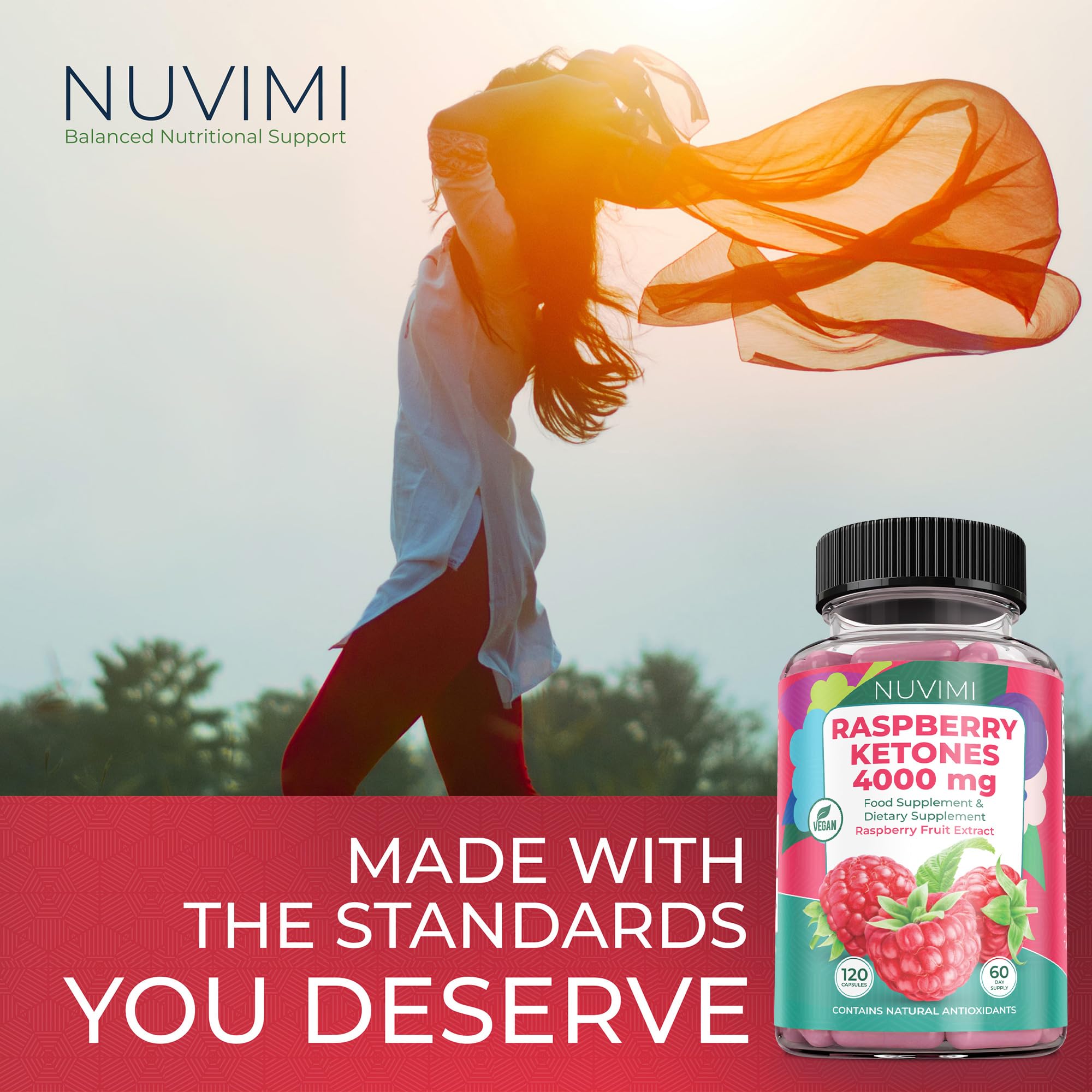 NUVIMI Raspberry Ketones 4000 mg Natural Dietary Food Supplement to Support Healthy NUVIMI buy supplements canada