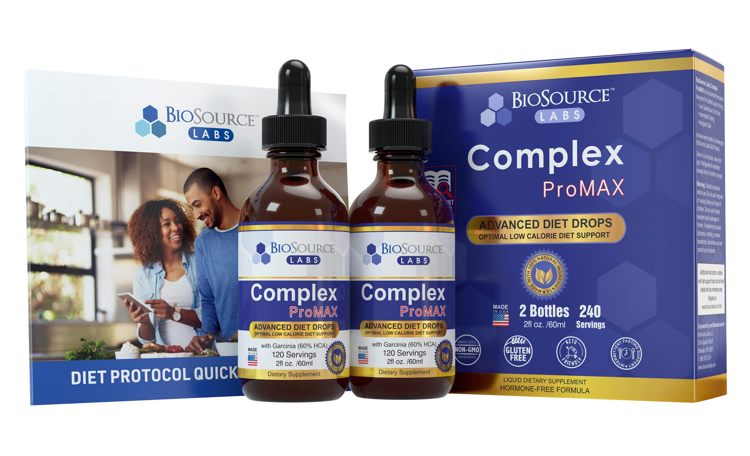 BioSource Labs Complex ProMAX Premium Diet Drops (2 x 2 oz Bottle) BioSource Labs buy supplements canada