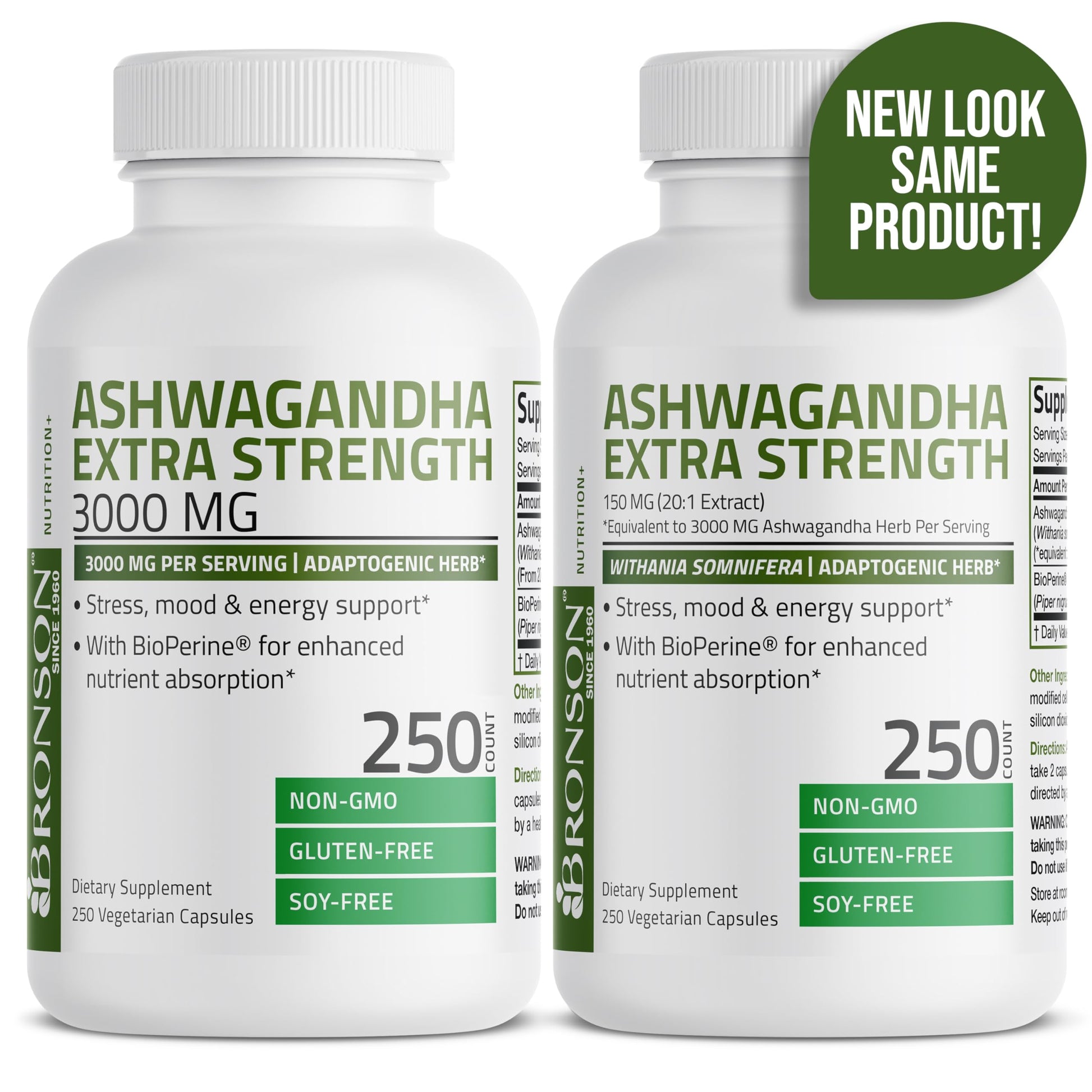 Bronson Ashwagandha Extra Strength 3000 mg Stress & Mood Support with BioPerine Bronson buy supplements canada