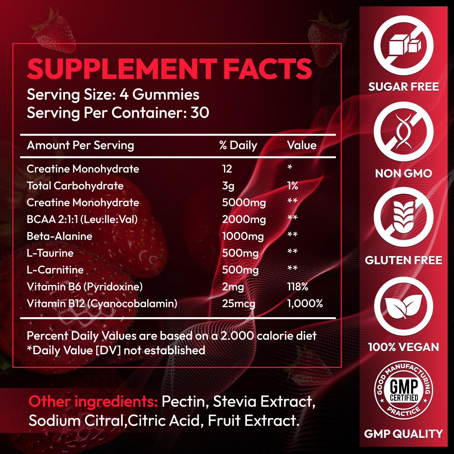 Creatine Gummies Monohydrate Complex 9000MG, Chewable Creatine Monohydrate Gummies for Men & Women with L-Taurine, BCAA 2:1, B12/6, Building Muscle Cytona buy supplements canada