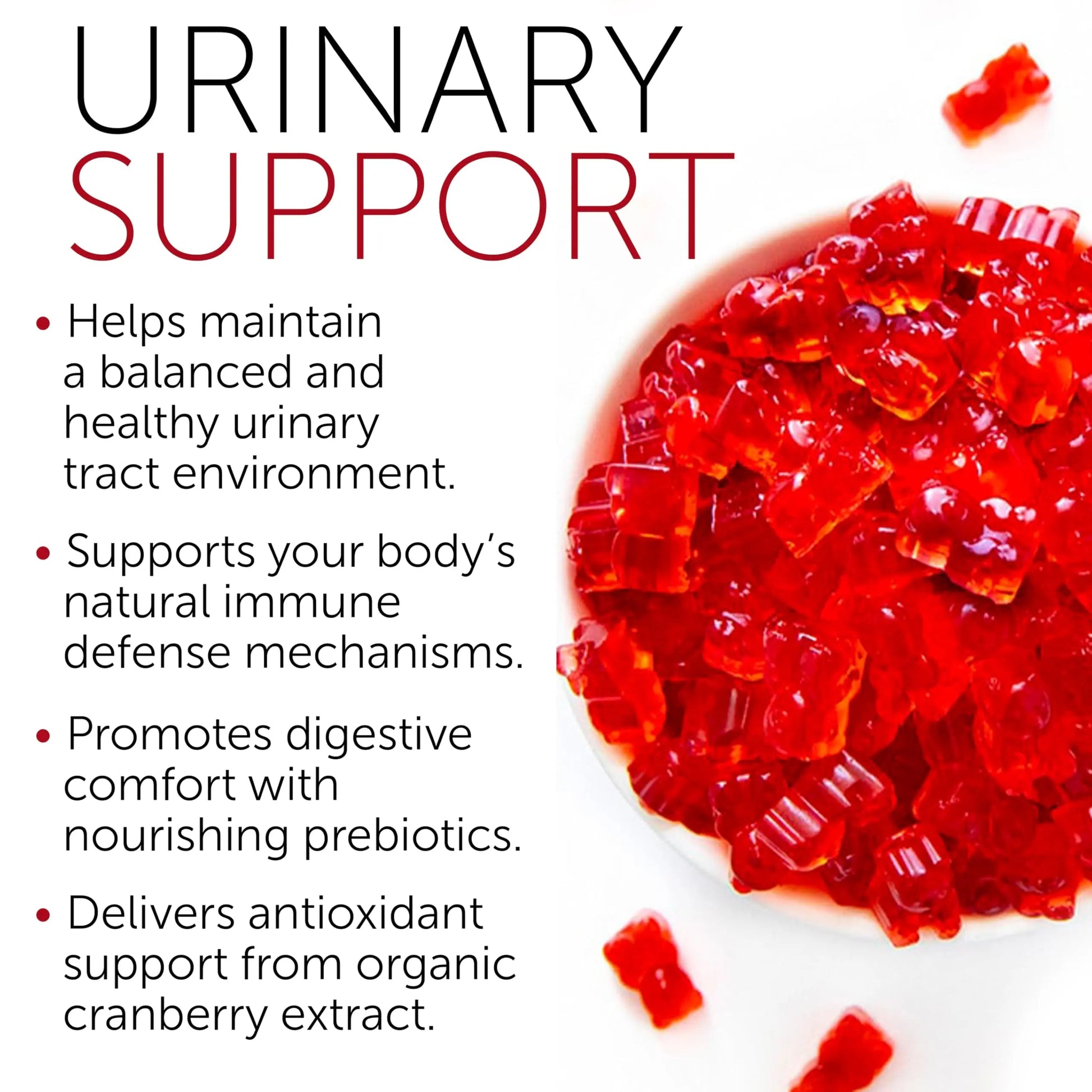 Cranberry Gummies UTI Treatment for Women | Urinary Tract Support for Women | Daily UTI Defense with Cranberry & Probiotics | Promotes Urinary Comfort & Normal Frequency | 60 Gummies Terramed Just Think Comfort buy supplements canada