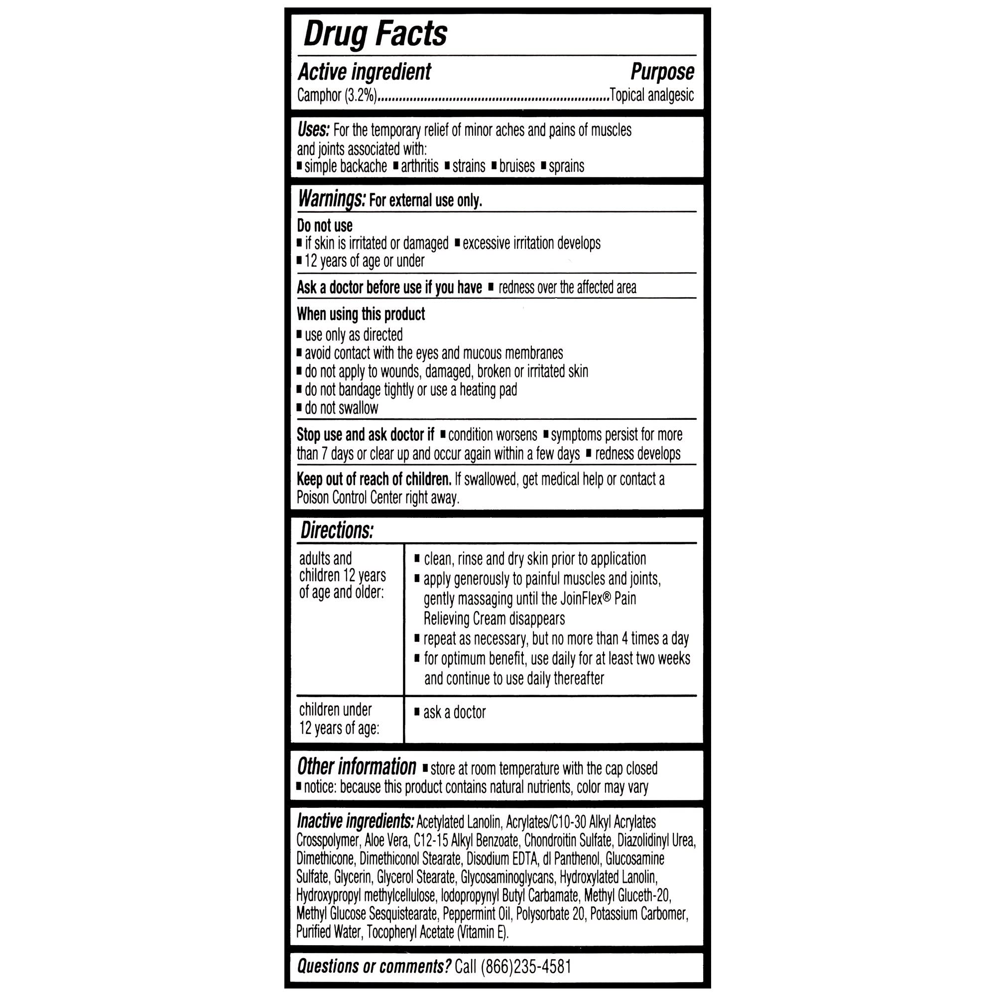 JointFlex Arthritis Pain Relief Cream, 4 oz Per Tube (10 Pack) JointFlex buy supplements canada