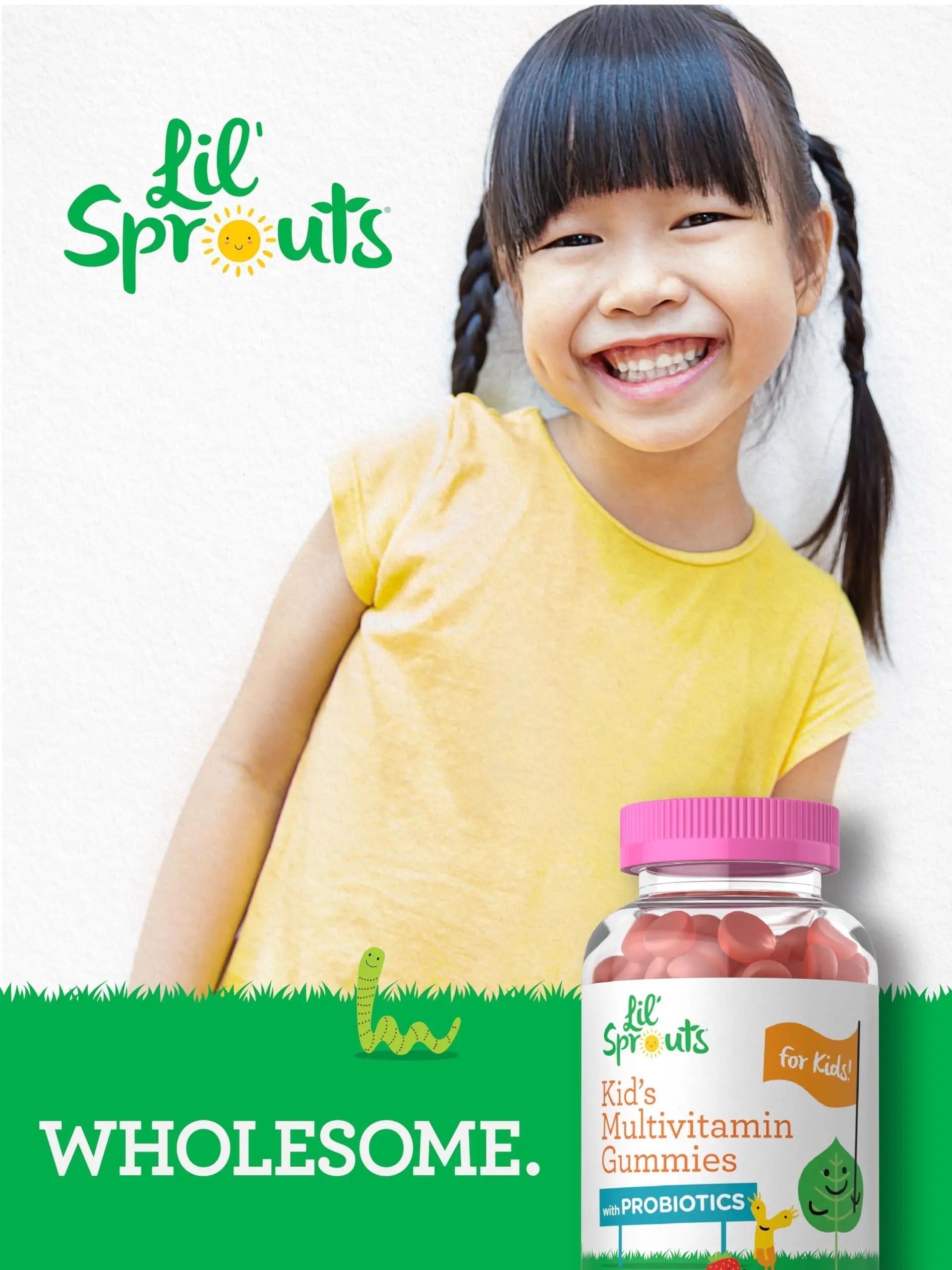 Carlyle Kids Multivitamin Gummies with Probiotics | 60 Chewables | Berry Flavor | Vegetarian, Non-GMO, Gluten Free Children's Supplement | by Lil' Sprouts | Carlyle buy supplements canada